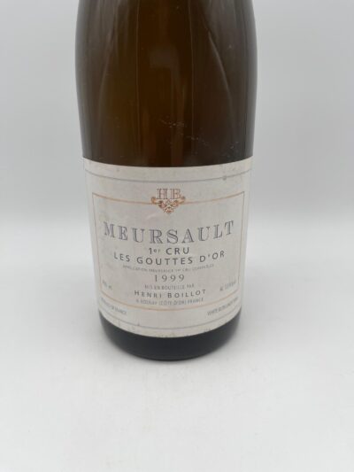 1999 Henri Boillot, Meursault 1er Cru Les Gouttes D'Or – Bild 2