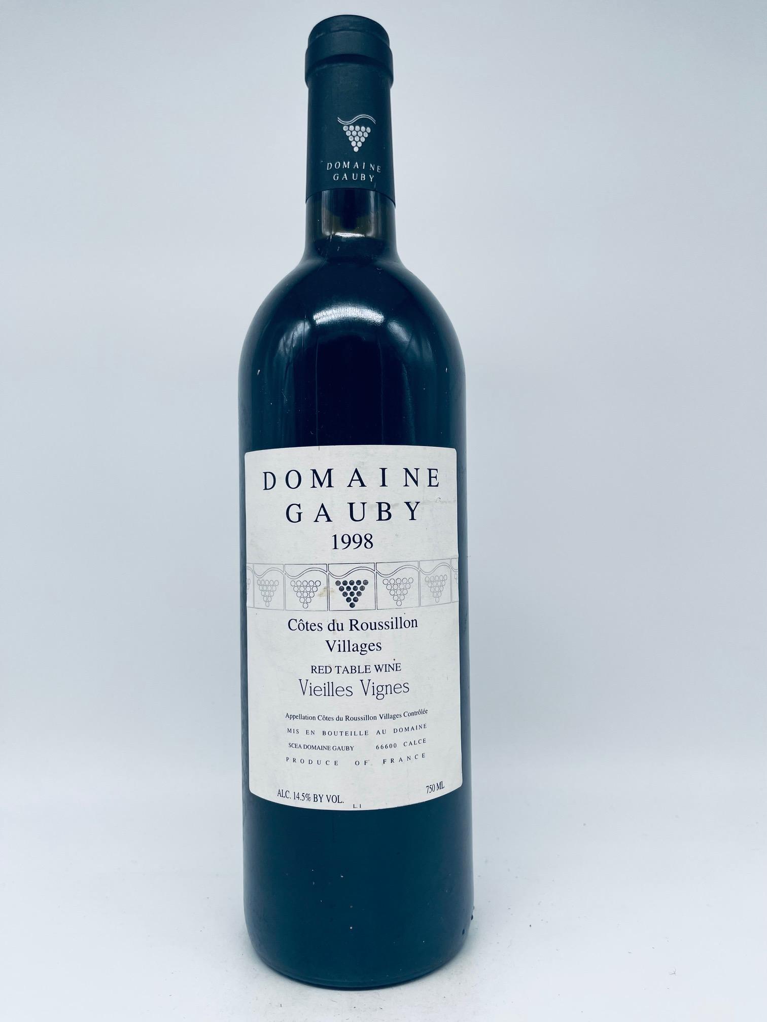 1998 Domaine Gauby, Cotes du Roussillon Village Vieilles Vignes