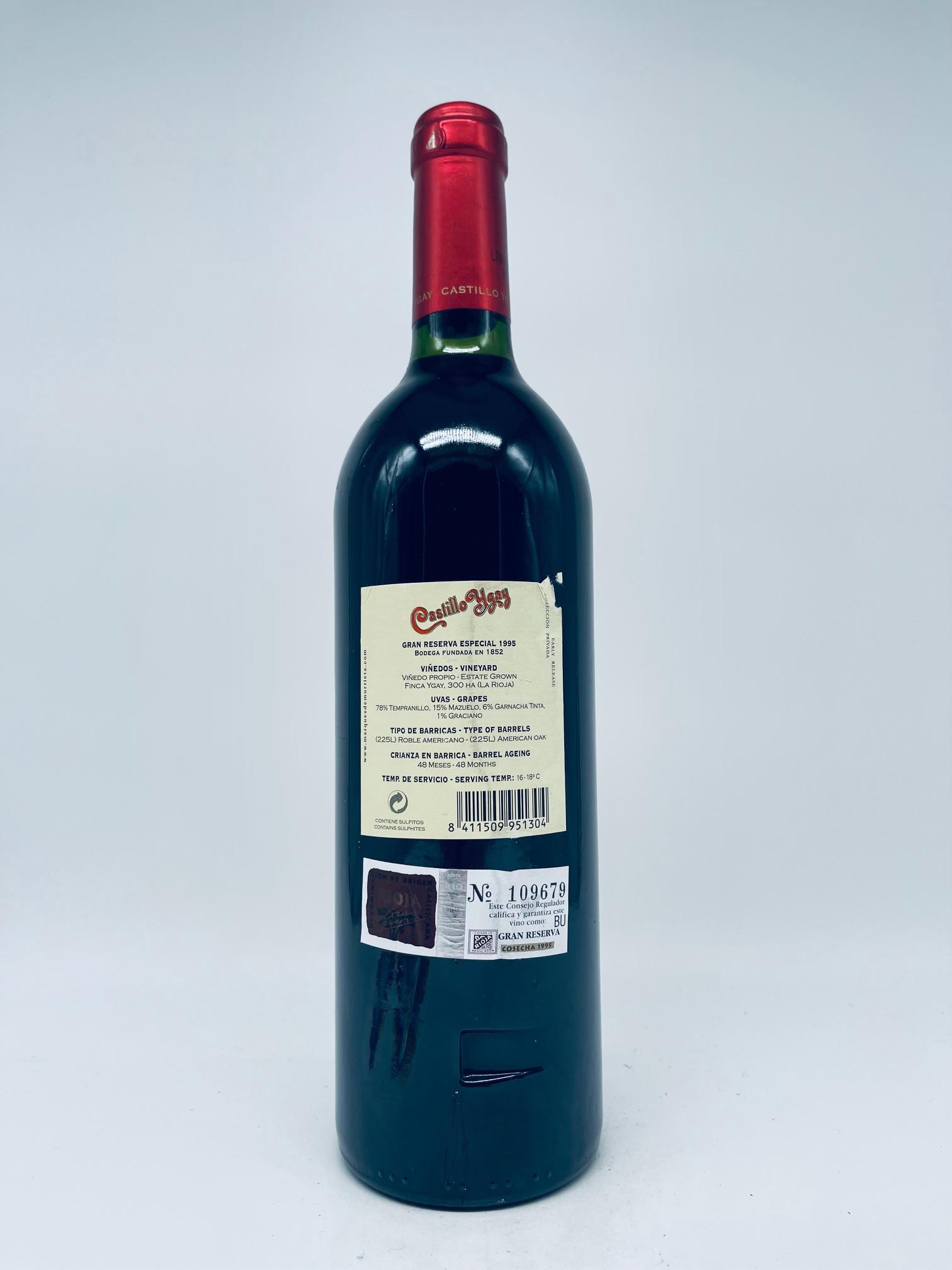 1995 Marques de Murrieta, Castillo Ygay Gran Reserva Especial – Bild 4