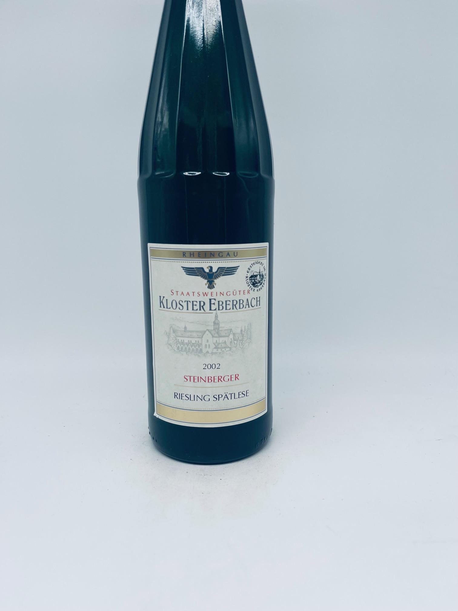 2002 Staatsweingut Kloster Eberbach, Steinberger Riesling Spätlese Goldkapsel, Versteigerungswein – Bild 2