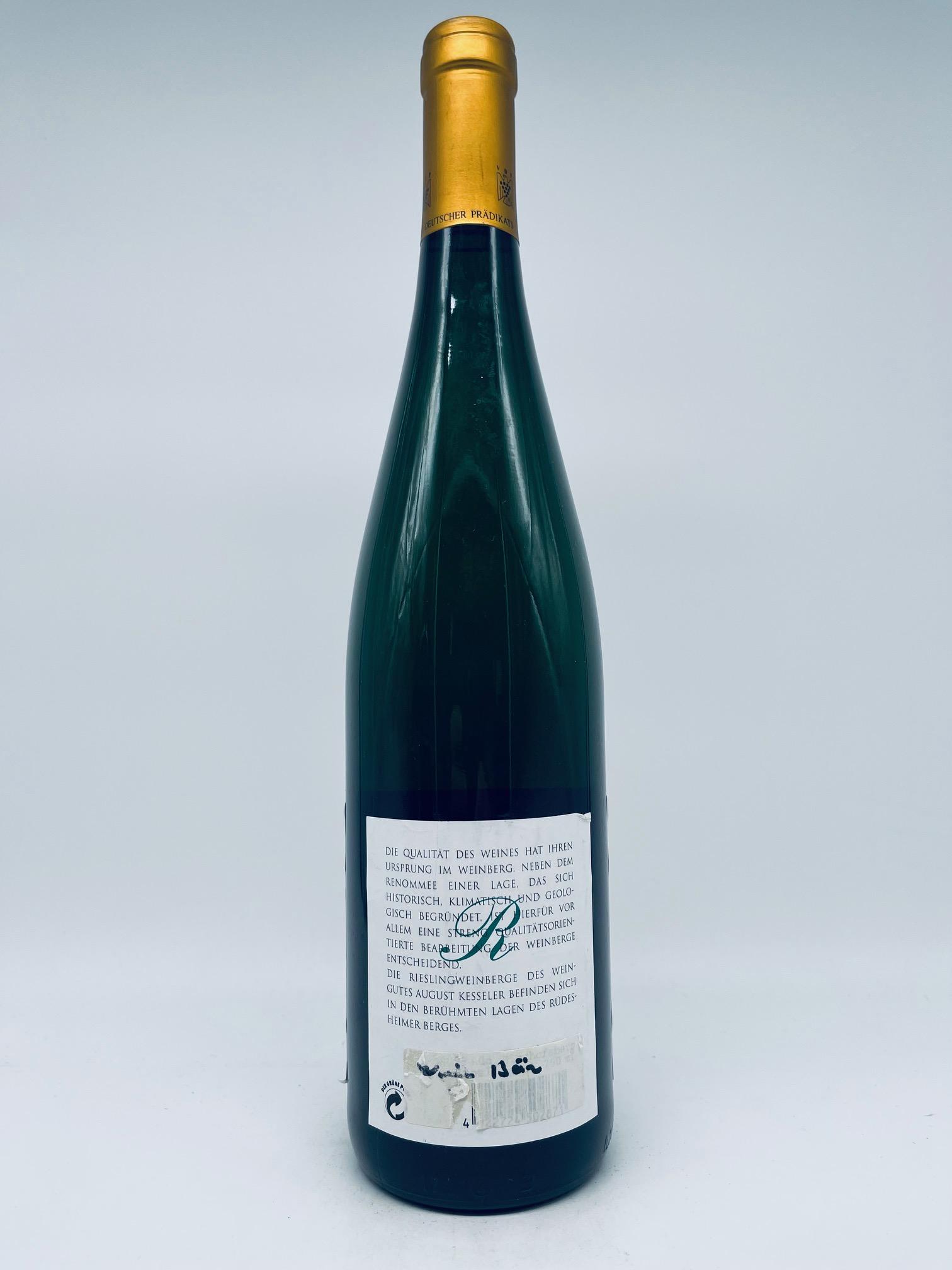 1999 Weingut August Kesseler, Rheingau Riesling Spätlese – Bild 5