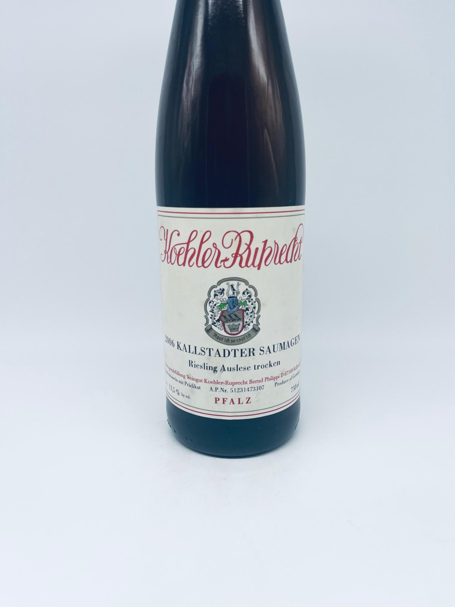 2006 Koehler Ruprecht, Kallstadter Saumagen Riesling Auslese Trocken - Image 2