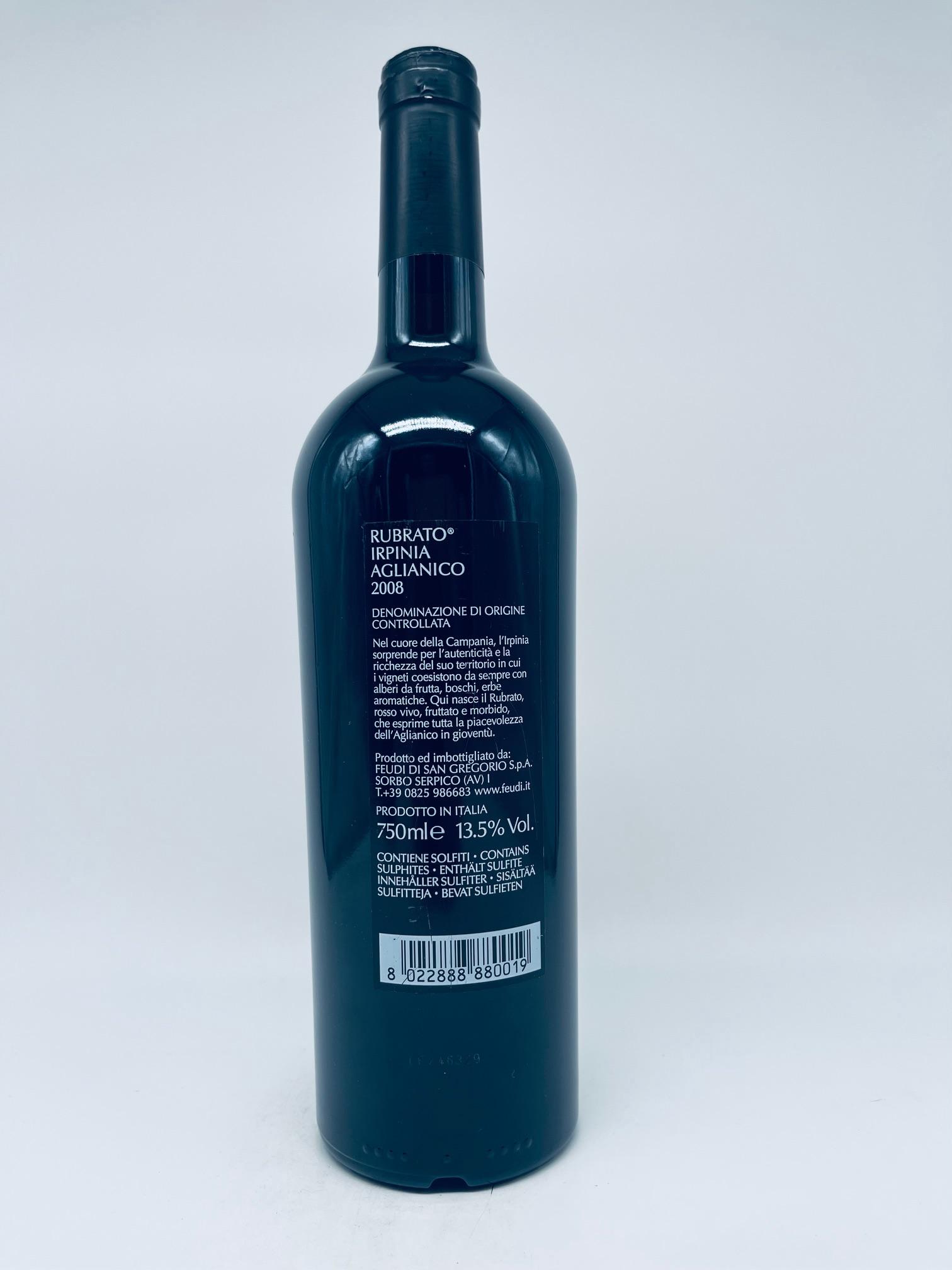 2008 Feudi di San Gregorio, Rubrato Aglianico – Bild 3