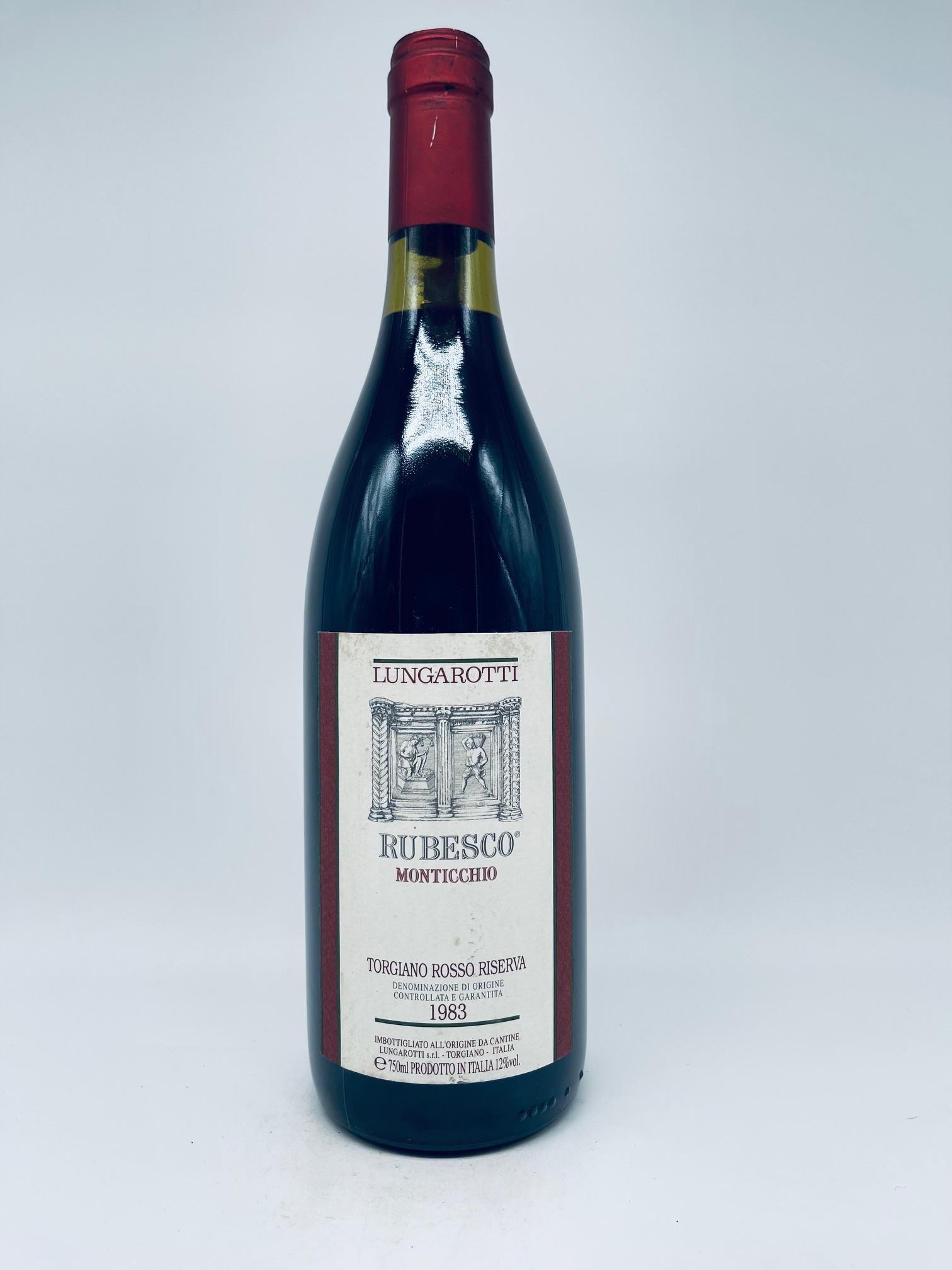 1983 Lungarotti, Rubesco Monticchio Torgiano Riserva