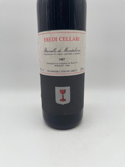 1987 Eredi Cellari, Brunello di Montalcino – Bild 2