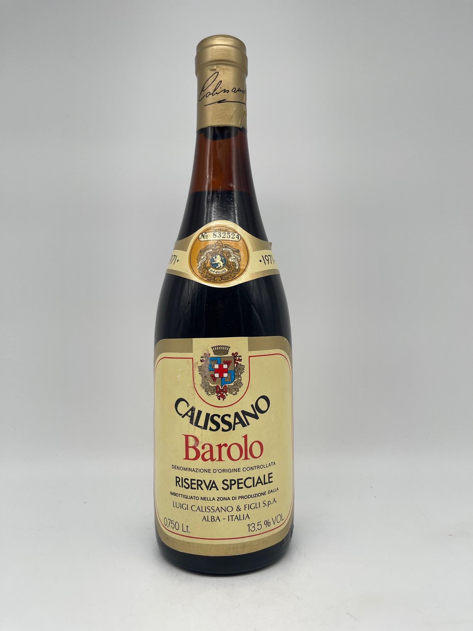 1971 Luigi Calissano, Barolo Riserva Speciale