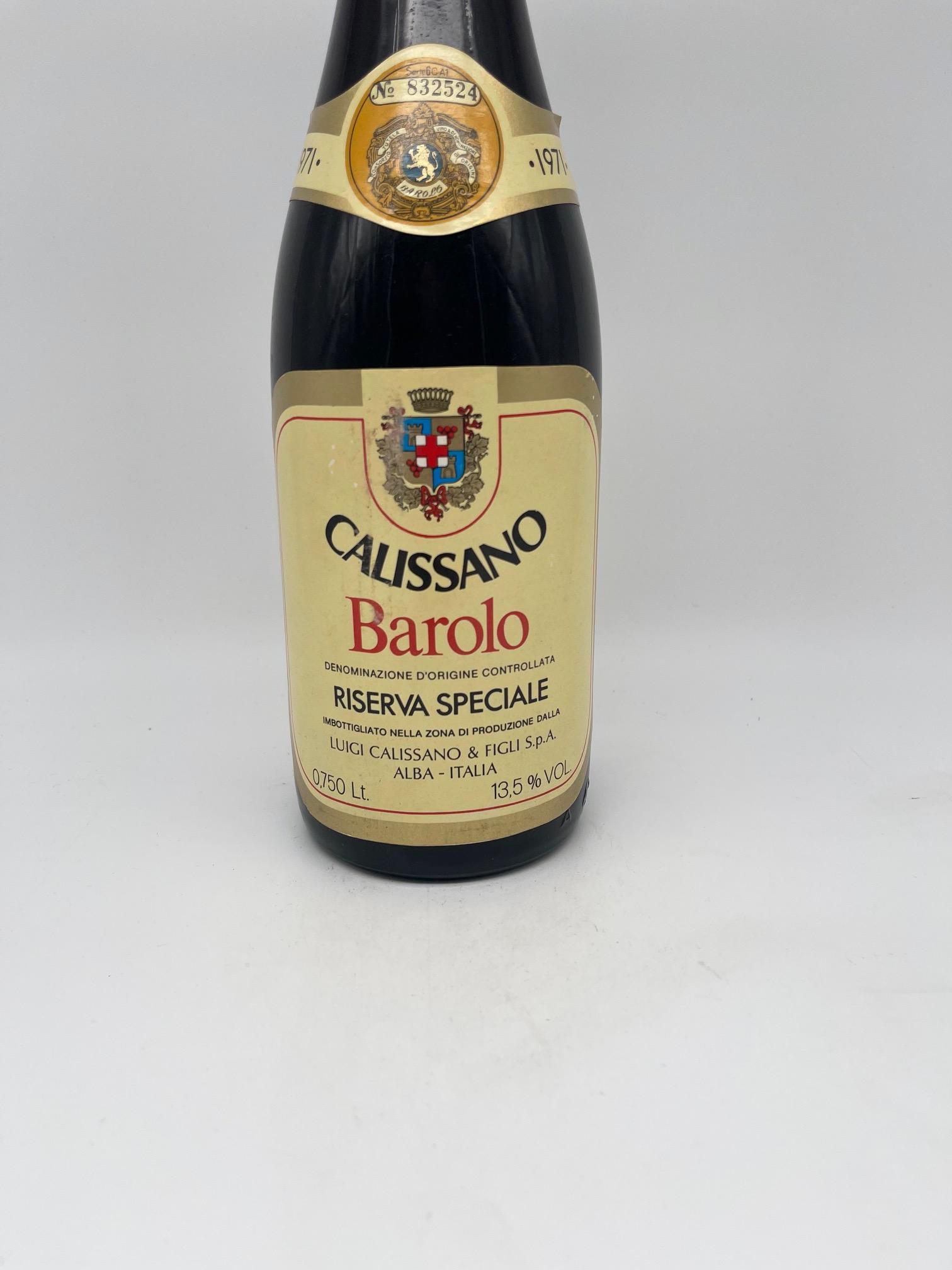 1971 Luigi Calissano, Barolo Riserva Speciale – Bild 2