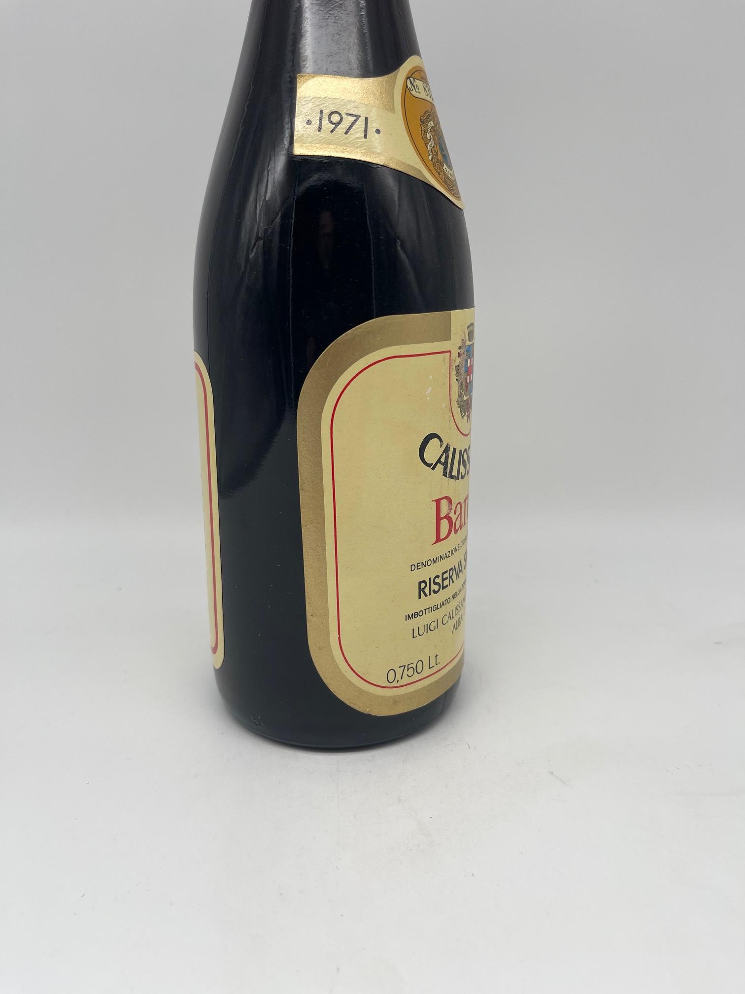 1971 Luigi Calissano, Barolo Riserva Speciale – Bild 3