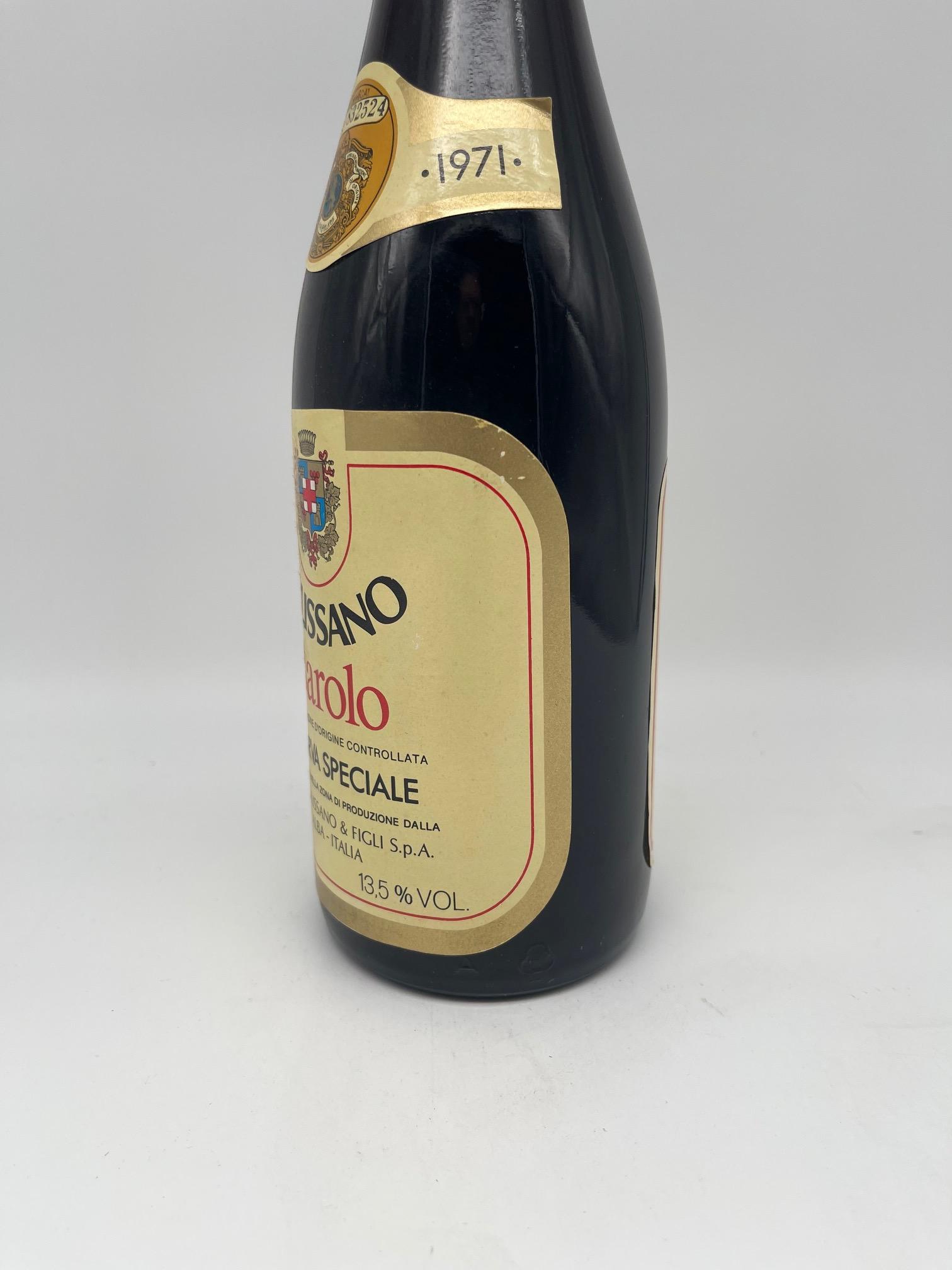 1971 Luigi Calissano, Barolo Riserva Speciale – Bild 4