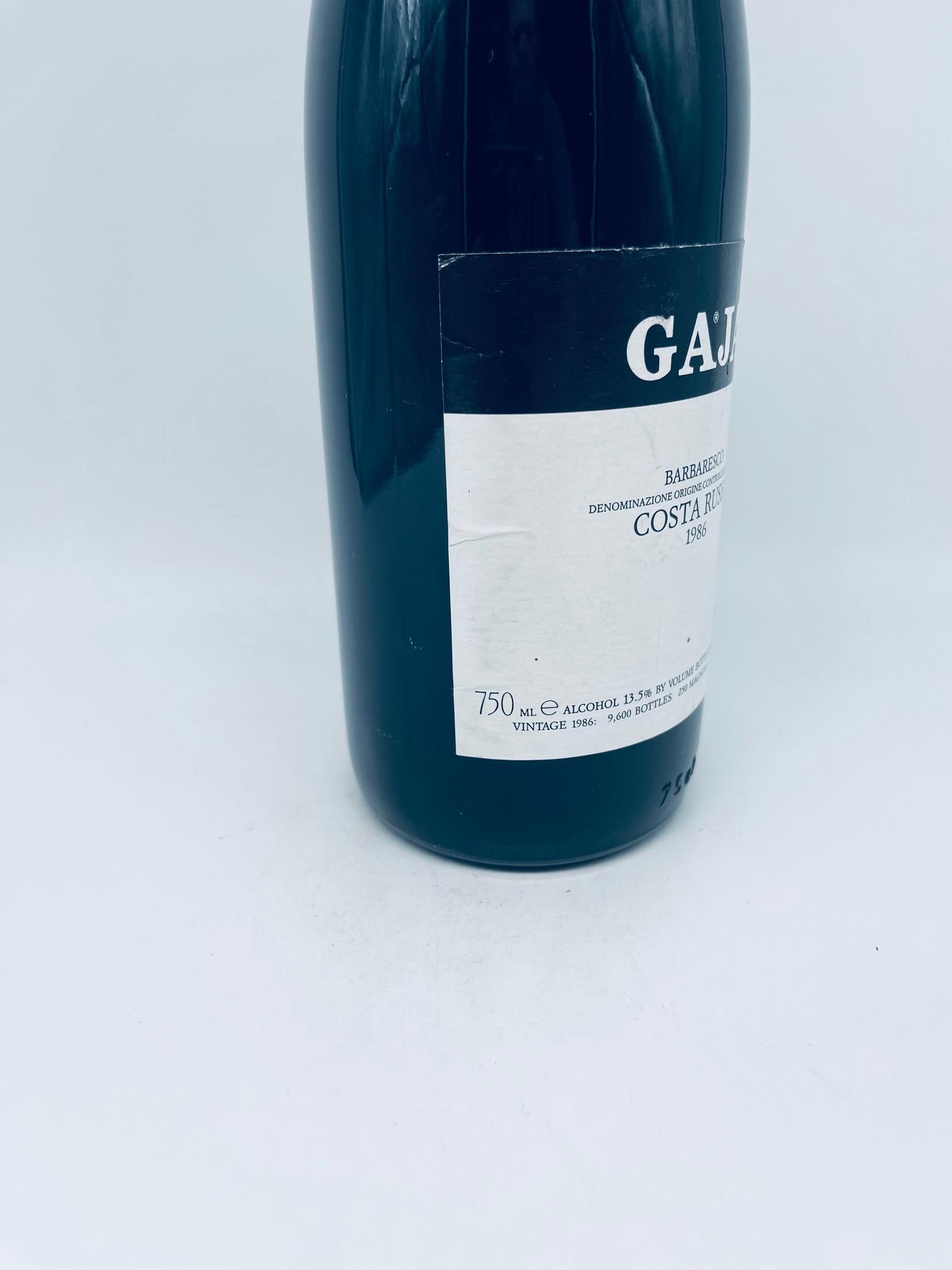 1986 Angelo GAJA, Barbaresco Costa Russi – Bild 3