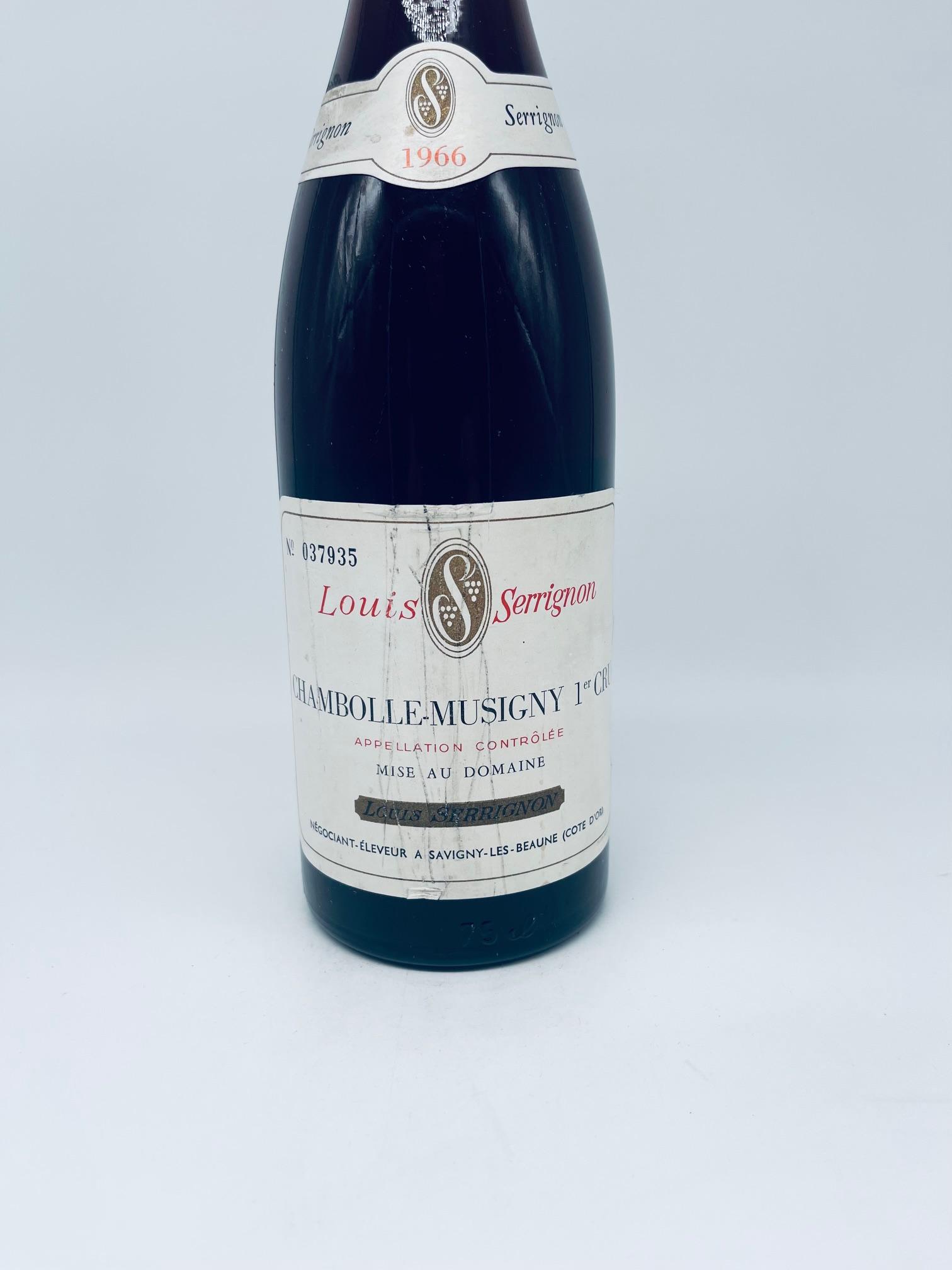 1966 Louis Serrignon, Chambolle Musigny 1er Cru – Bild 2