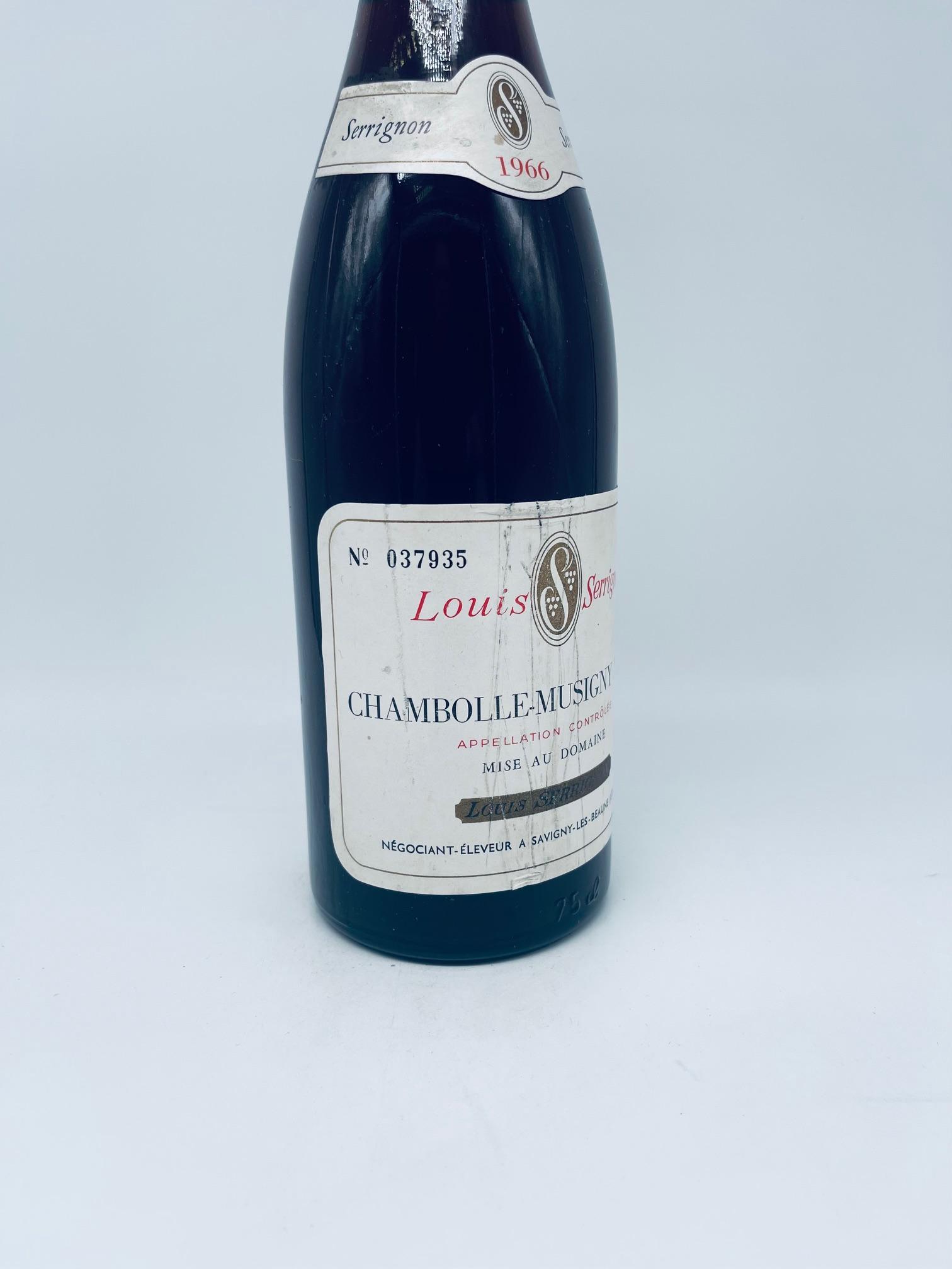 1966 Louis Serrignon, Chambolle Musigny 1er Cru – Bild 3