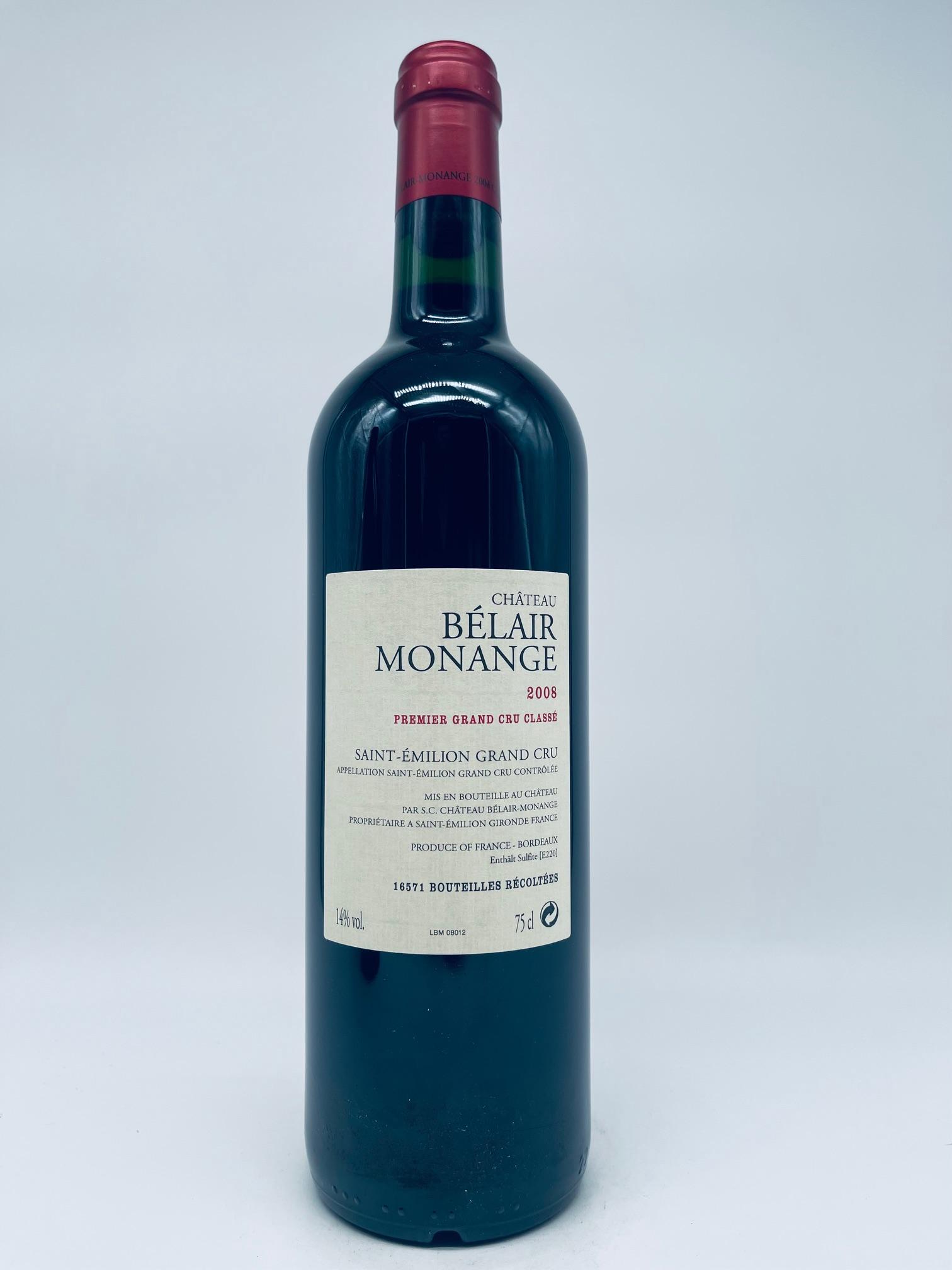 2008 Belair Monange, St Emilion Grand Cru Classe – Bild 3
