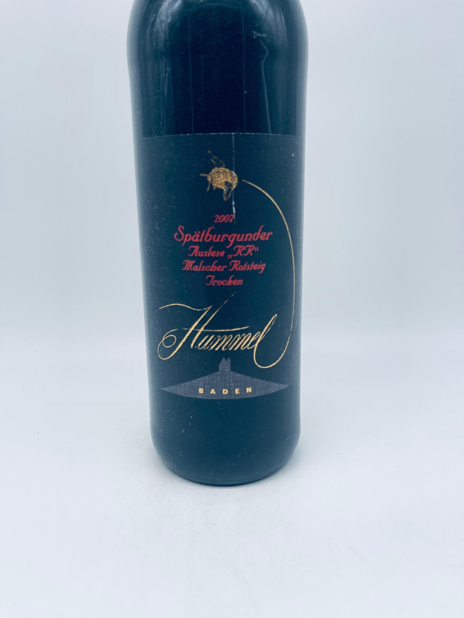 2007 Weingut Bernd Hummel, Spätburgunder Auslese RR Malscher Rotsteig Trocken – Bild 2