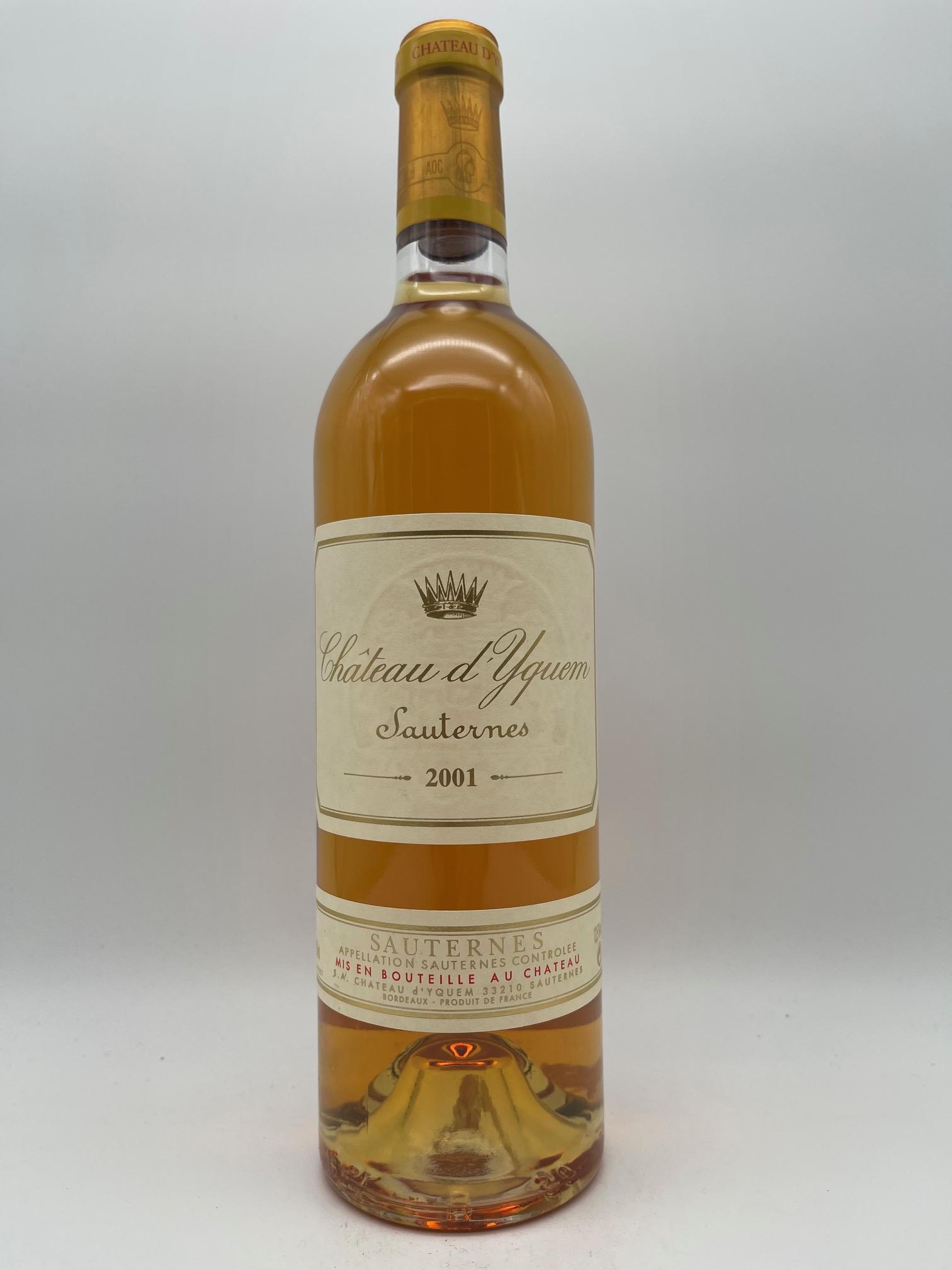 2001 Chateau d'Yquem, 1er Cru Classe Sauternes