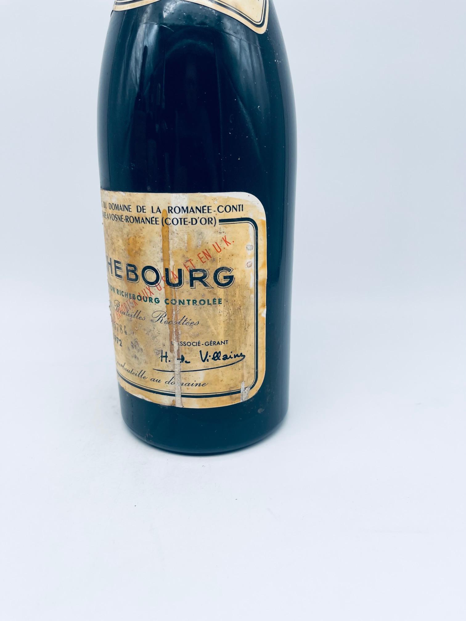 1972 Domaine Romanee Conti, Richebourg Grand Cru - Image 4