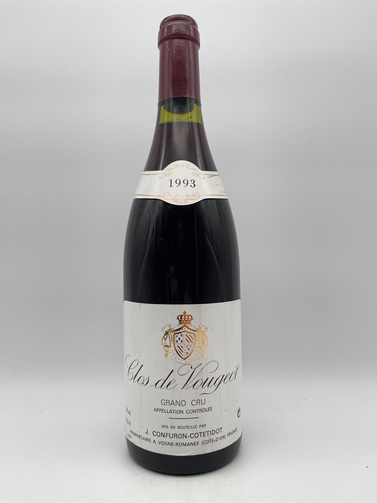 1993 Confuron Cotetidot, Clos de Vougeot Grand Cru