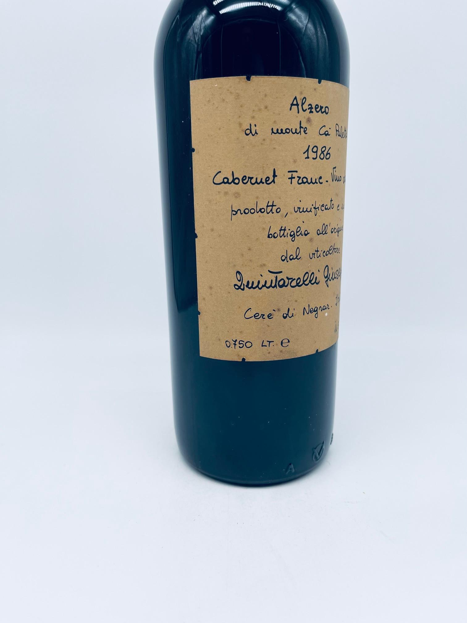 1986 Giuseppe Quintarelli, Alzero Cabernet Franc – Bild 3