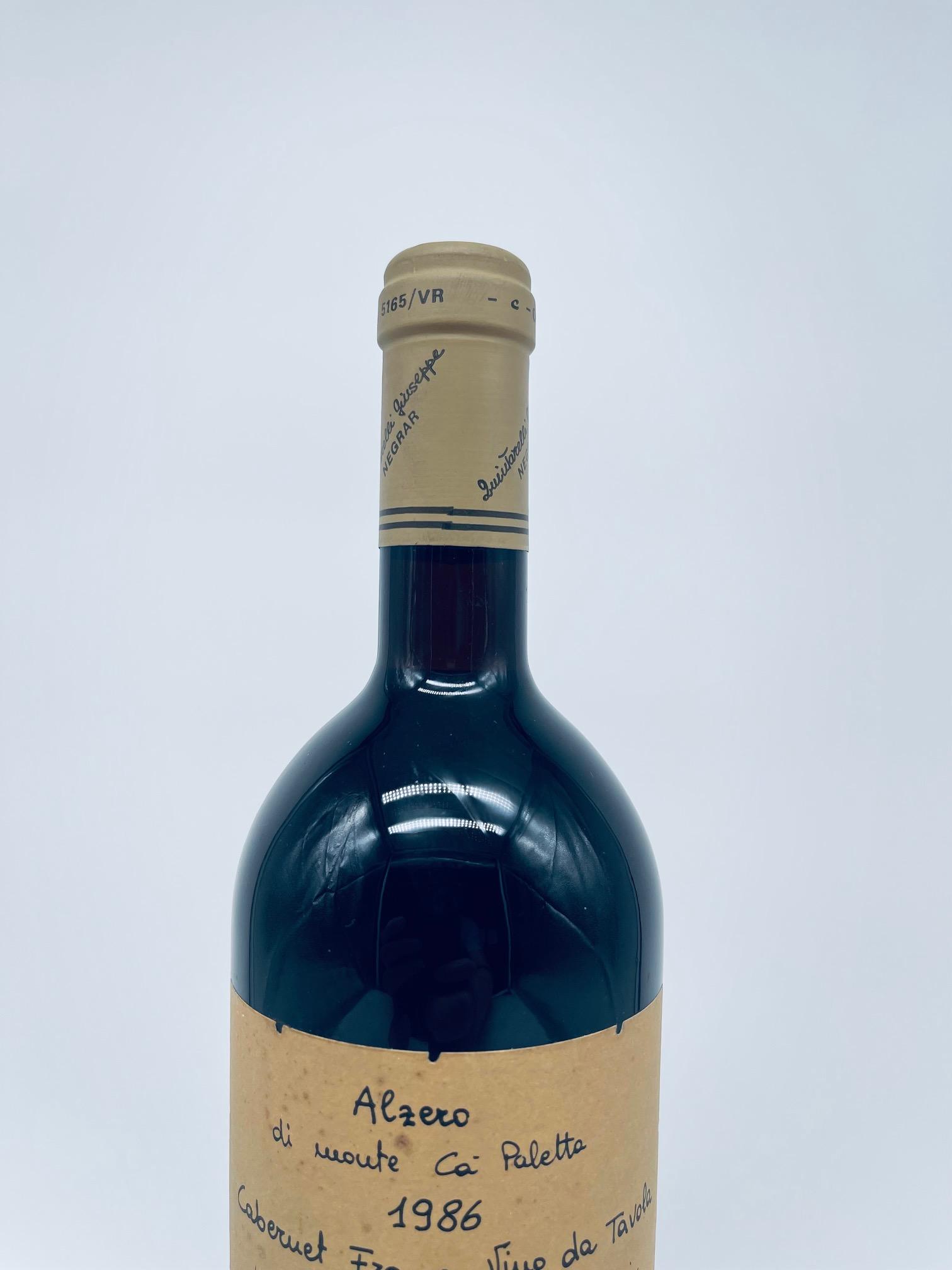 1986 Giuseppe Quintarelli, Alzero Cabernet Franc – Bild 5