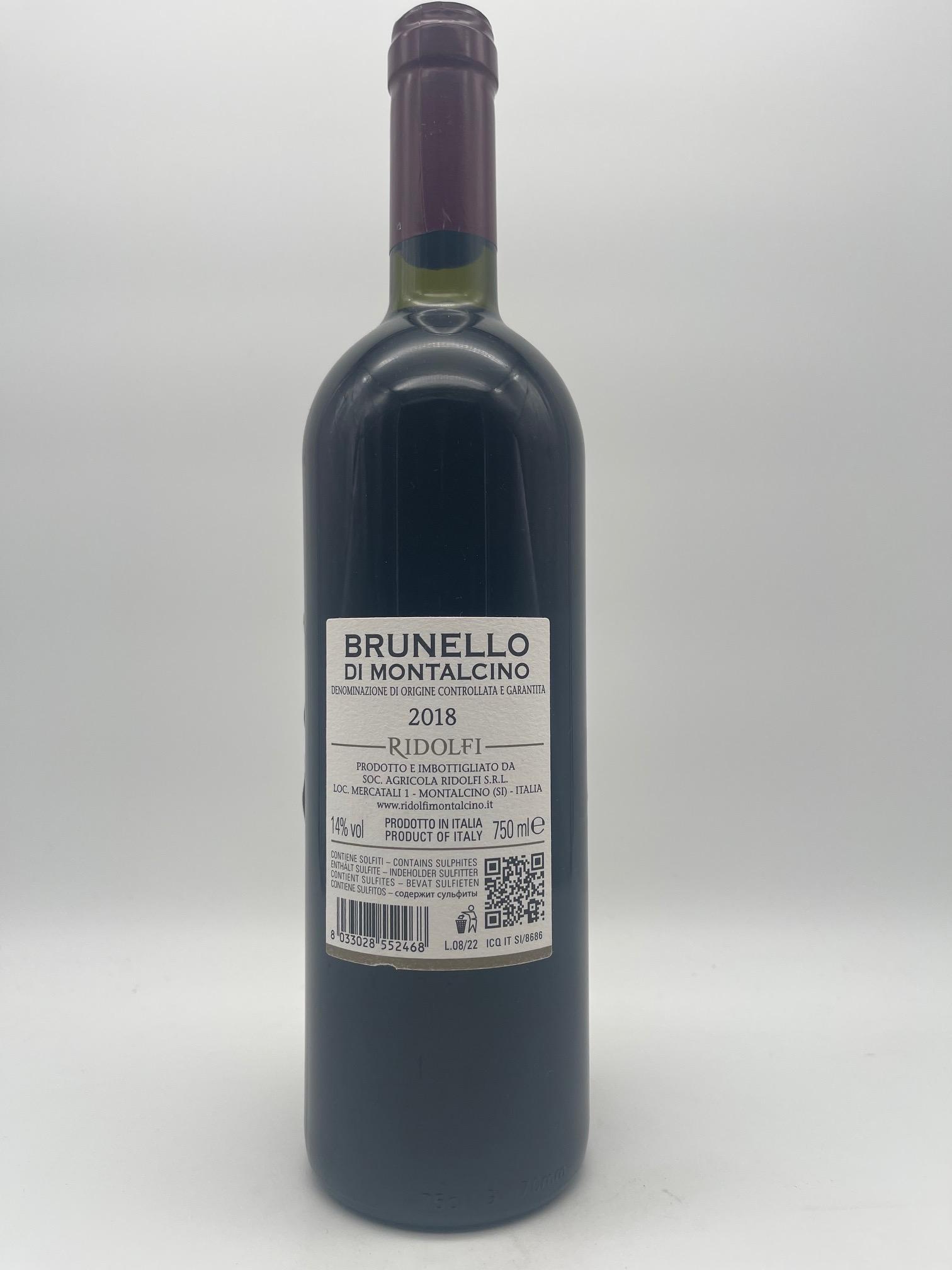 2018 Ridolfi, Brunello di Montalcino DOCG – Bild 3