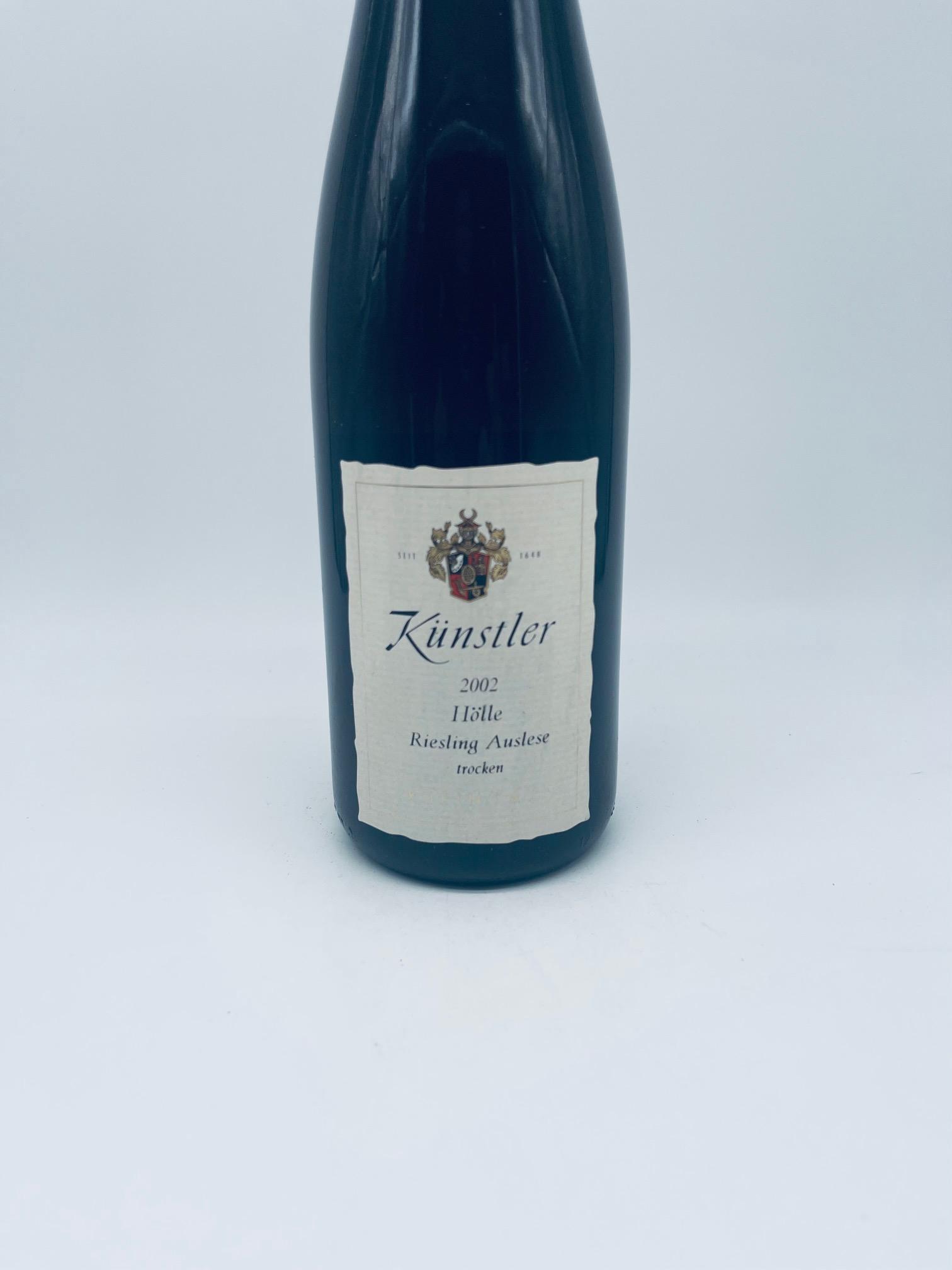 2002 Weingut Künstler, Hochheimer Hölle Riesling Auslese Goldkapsel Trocken – Bild 2