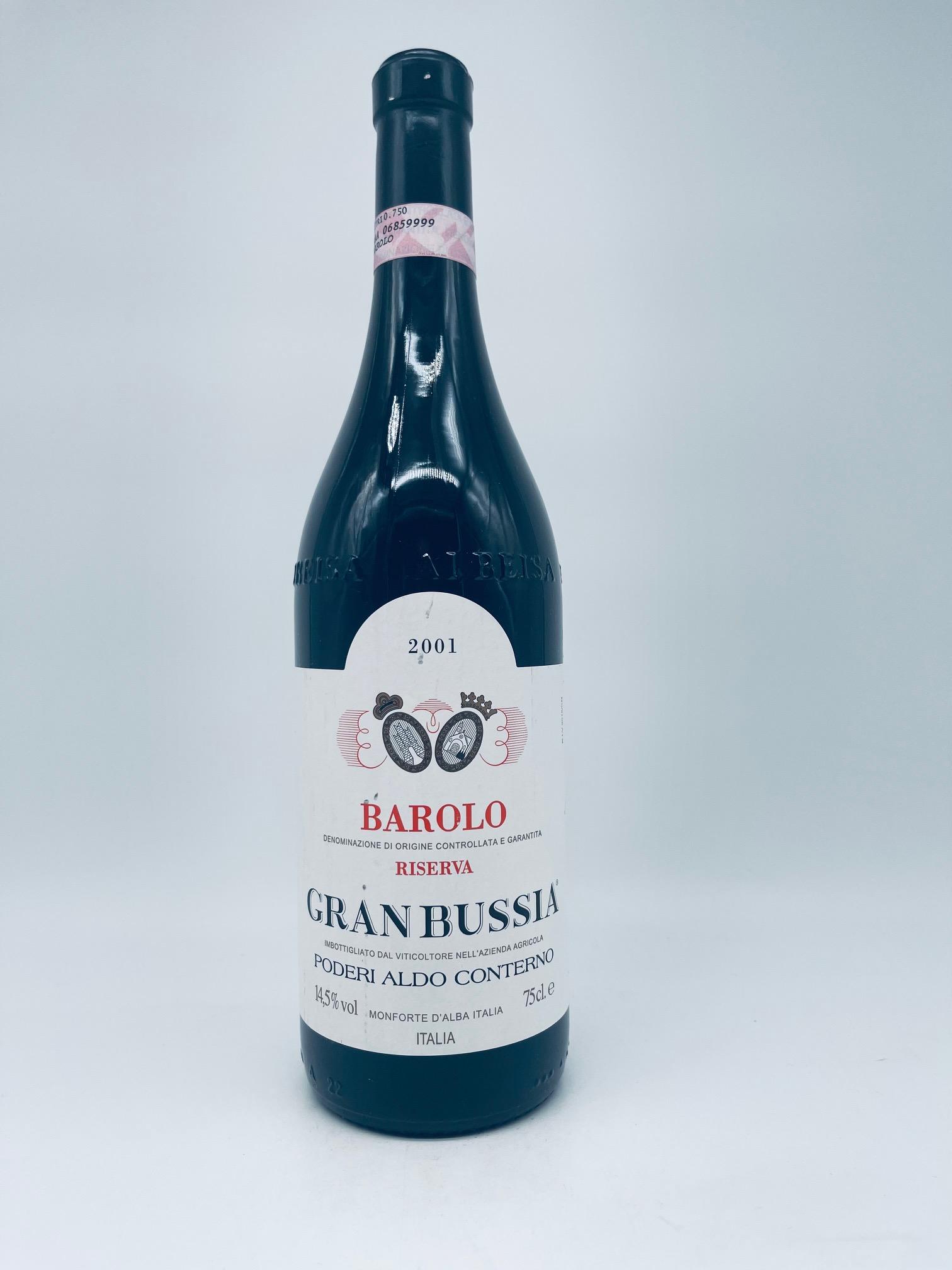 2001 Aldo Conterno Barolo RISERVA GRANBUSSIA