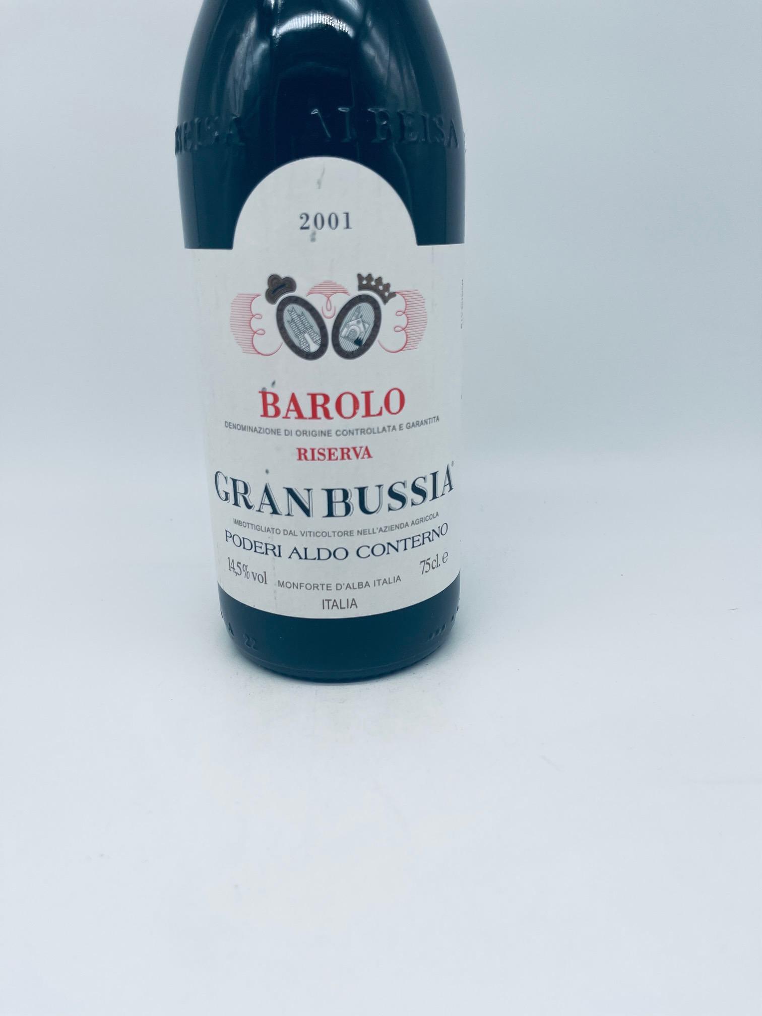 2001 Aldo Conterno Barolo RISERVA GRANBUSSIA – Bild 2
