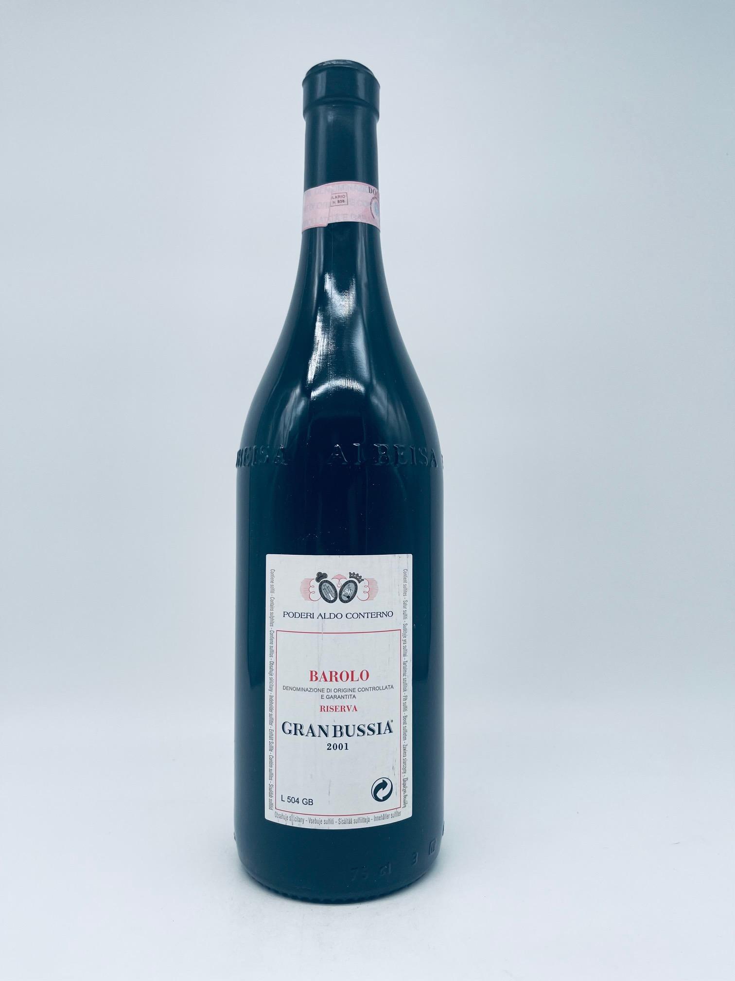 2001 Aldo Conterno Barolo RISERVA GRANBUSSIA – Bild 5