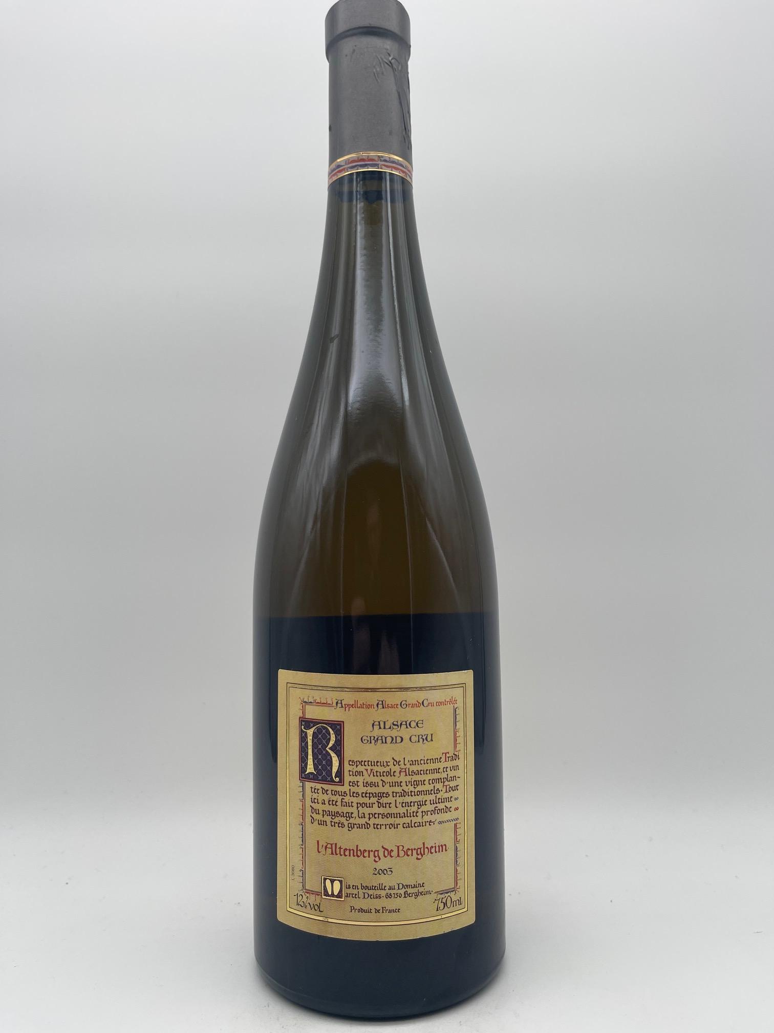 2003 Marcel Deiss, Altenberg Grand Cru – Bild 3