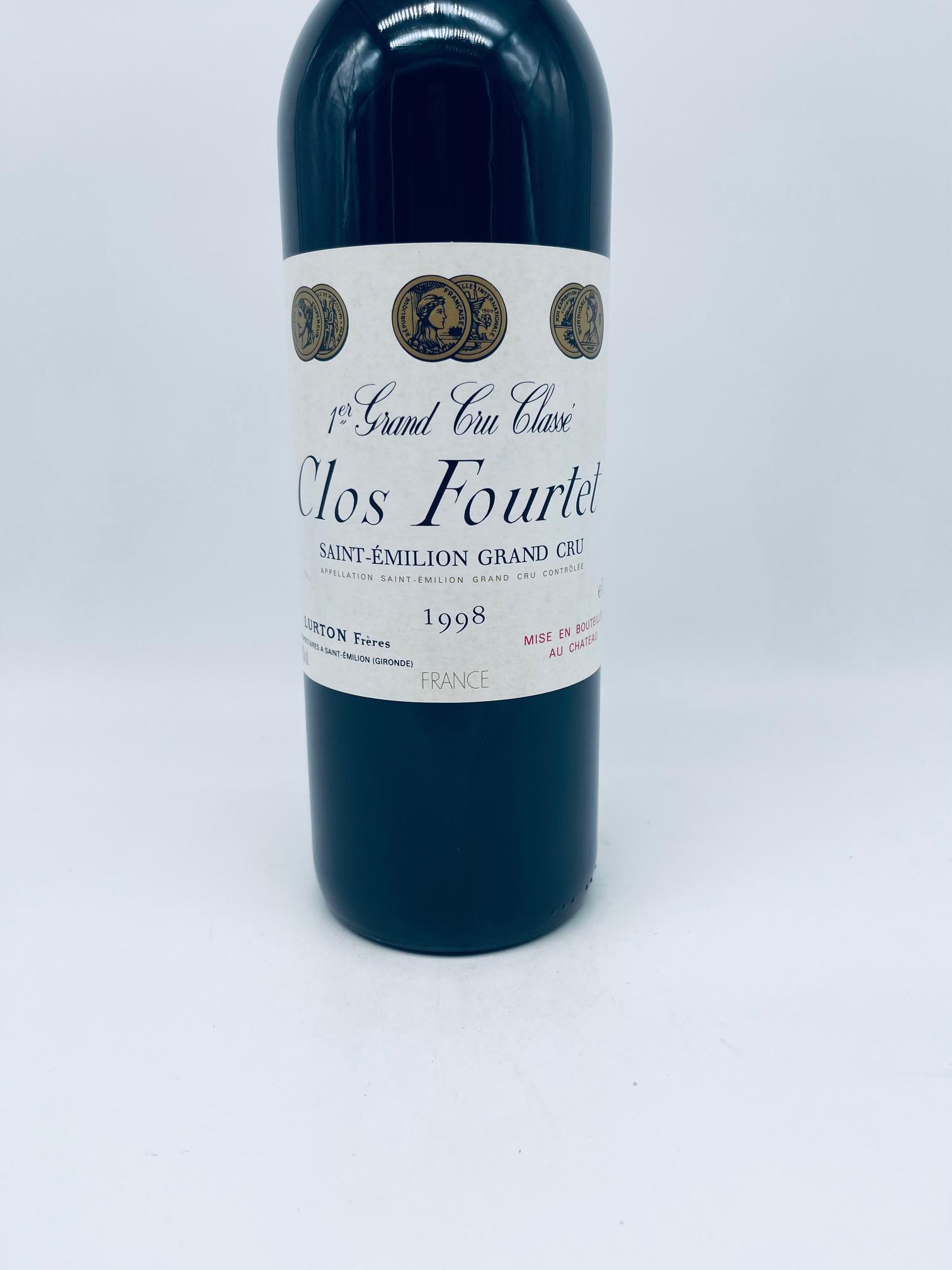 1998 Clos Fourtet, Cru Classe St Emilion – Bild 2