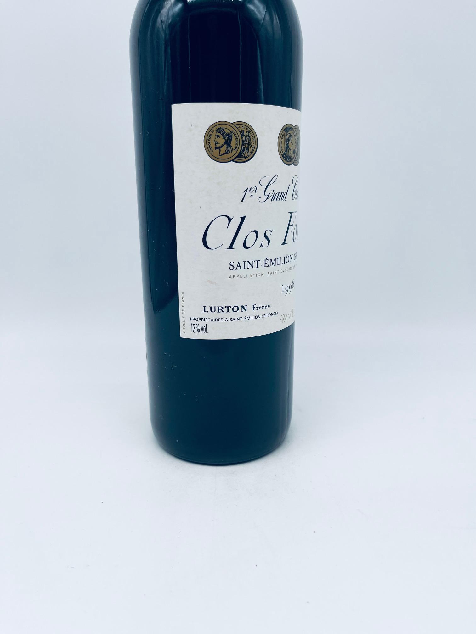 1998 Clos Fourtet, Cru Classe St Emilion – Bild 3