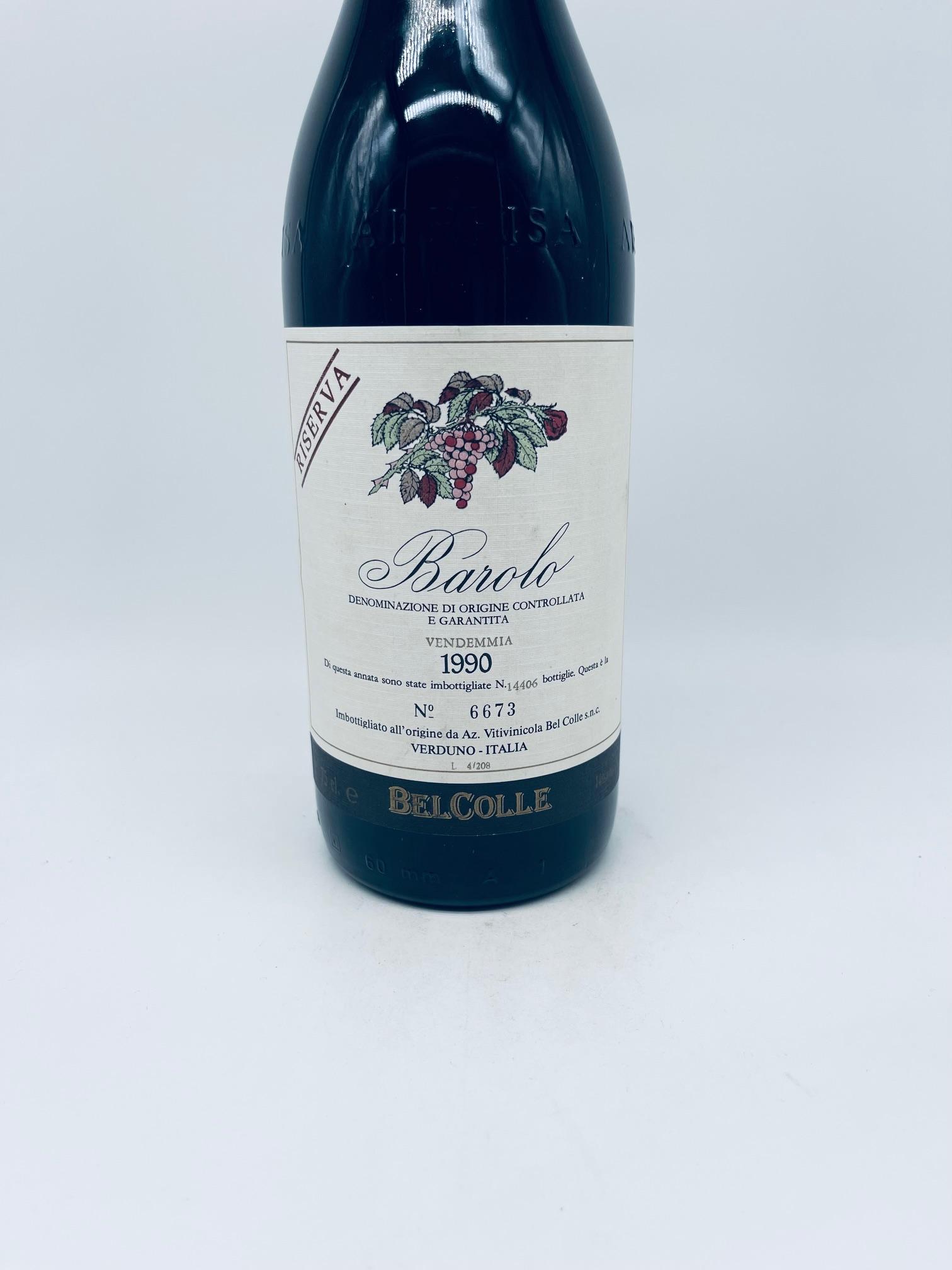 1990 Bel Colle, Barolo RISERVA – Bild 2