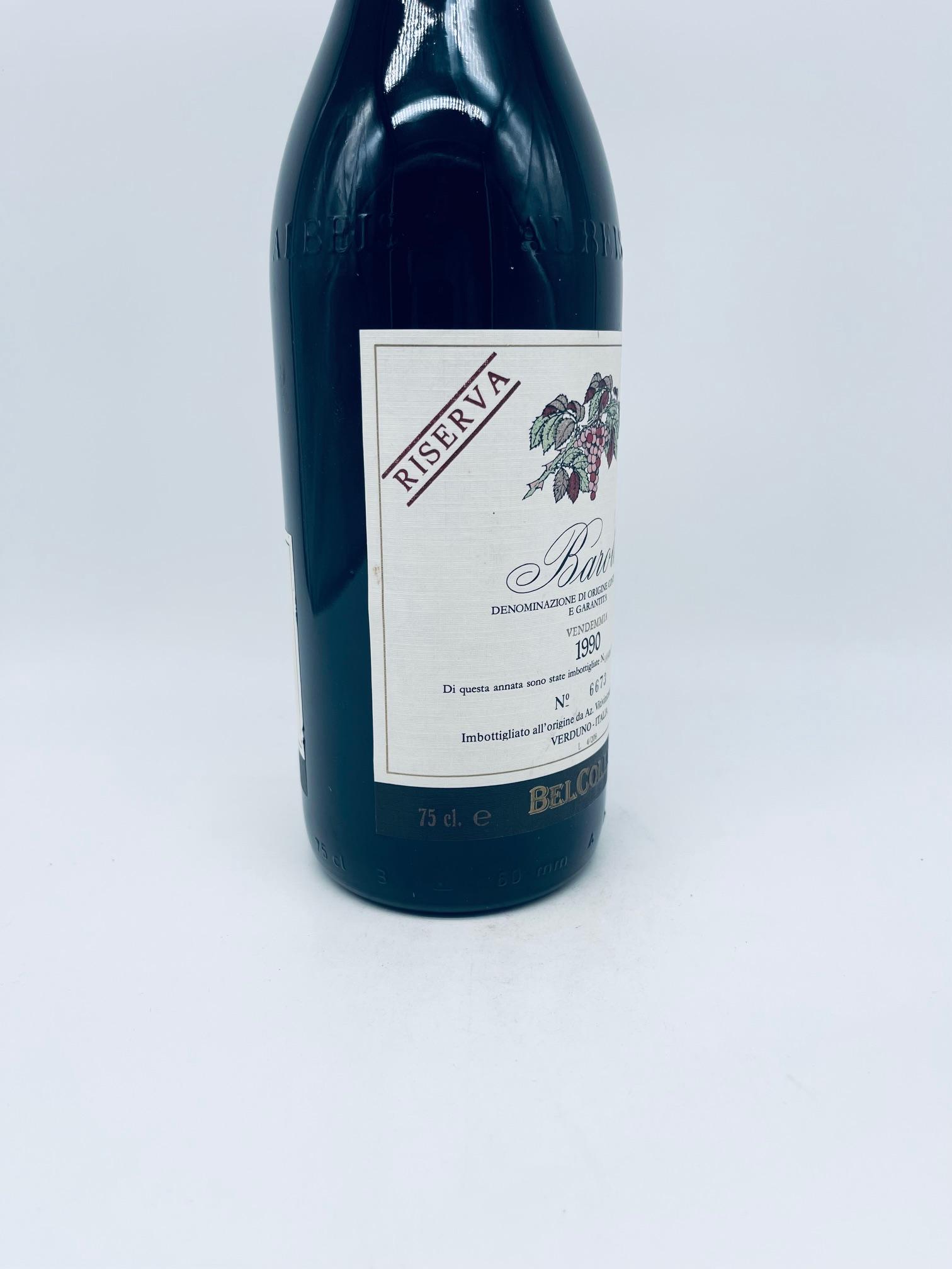 1990 Bel Colle, Barolo RISERVA – Bild 3