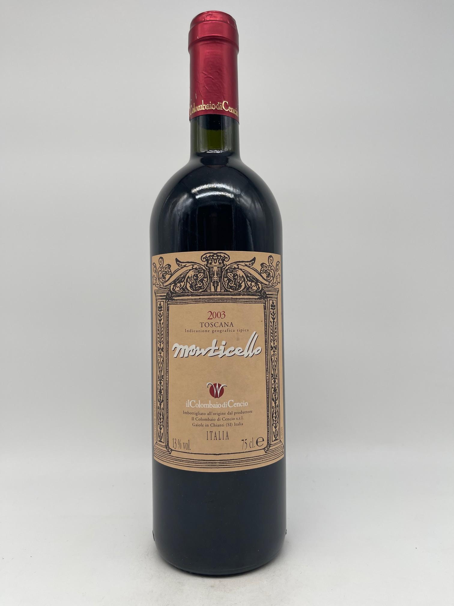 2003 Il Colombaio di Cencio, Monticello