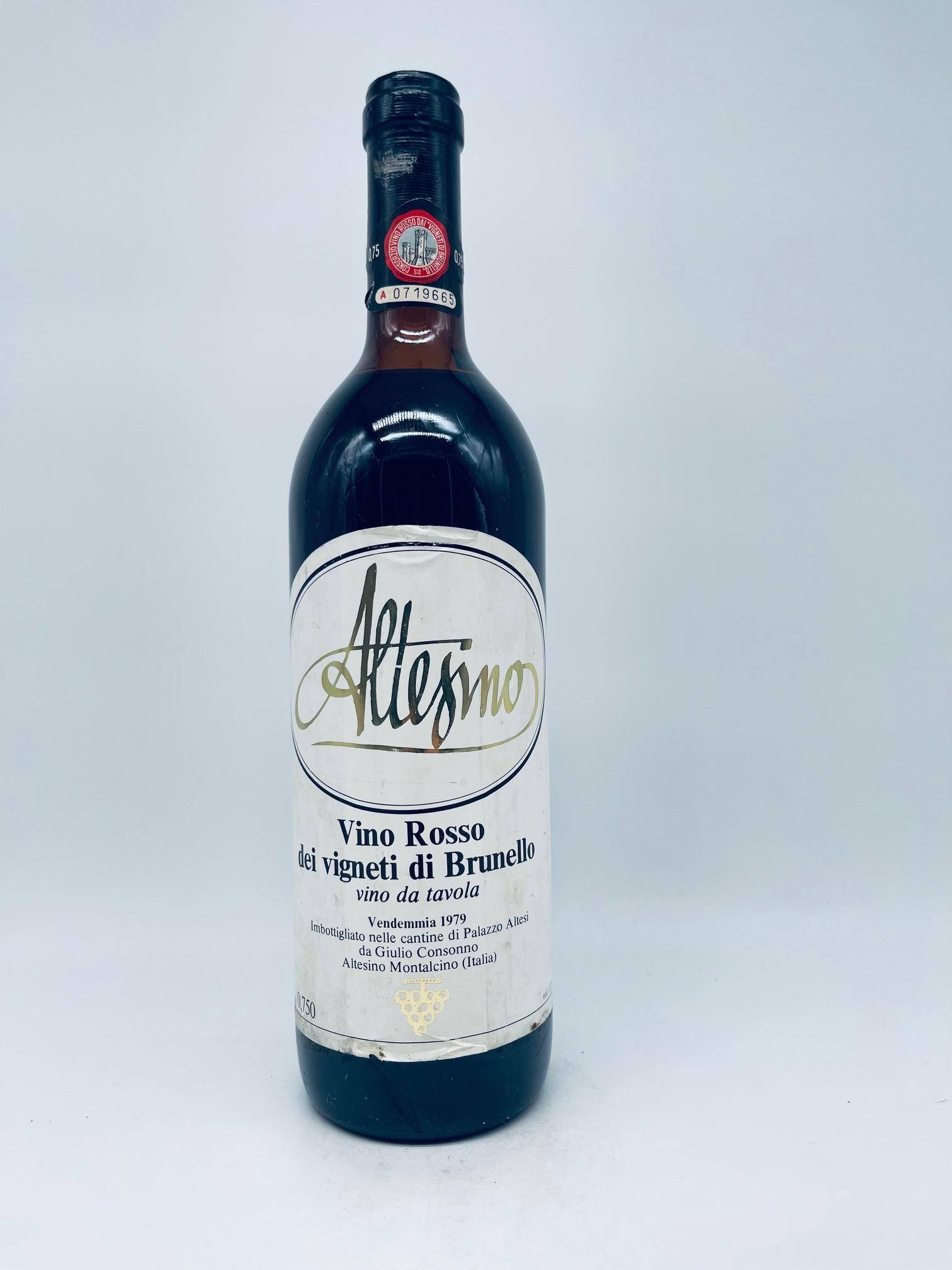 1979 Altesino, Vino Rosso di Vigneti Brunello