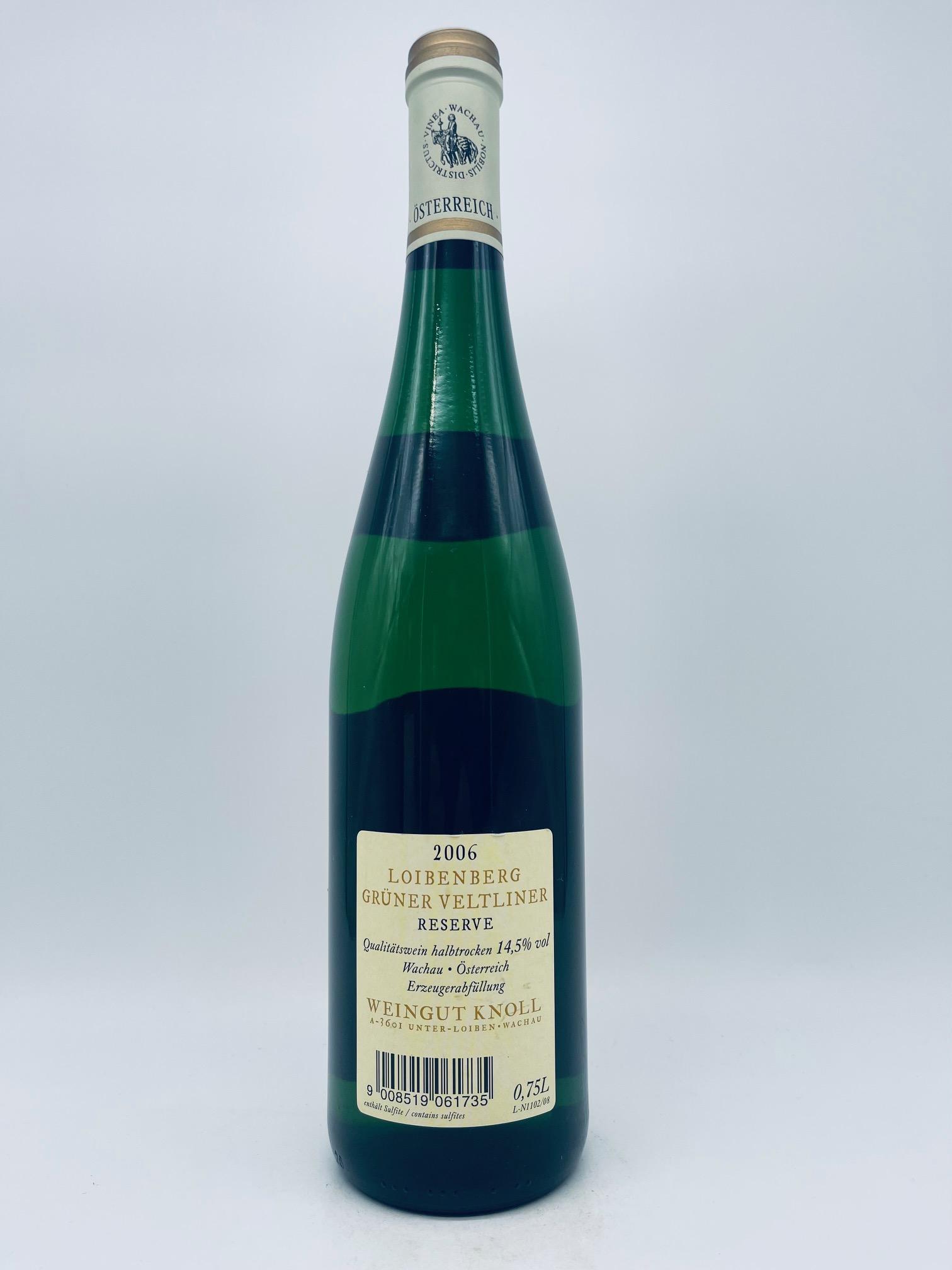 2006 Weingut Knoll, Grüner Veltliner Loibenberg Reserve – Bild 3