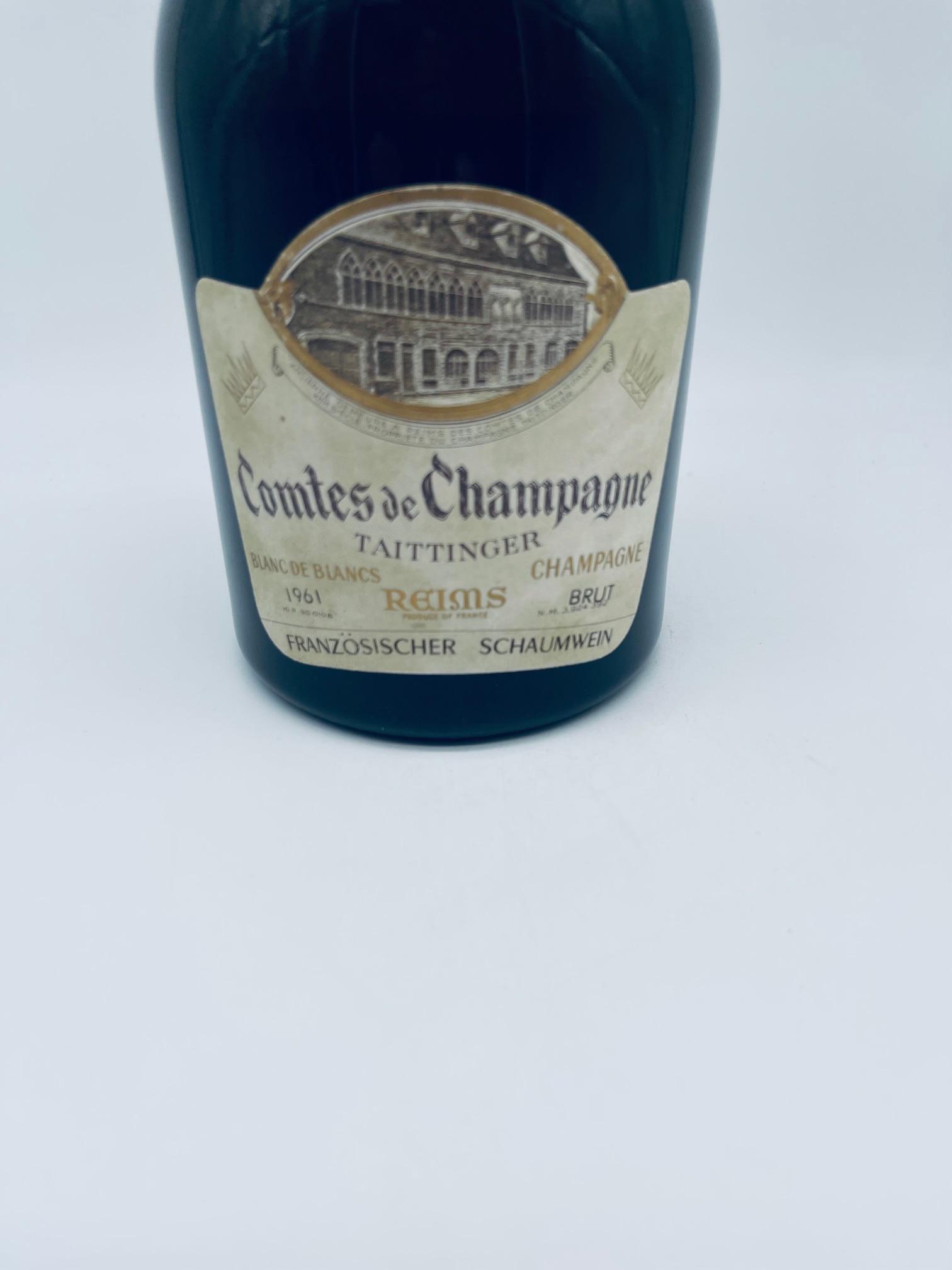1961 Taittinger, Comtes de Champagne Blanc de Blanc – Bild 2