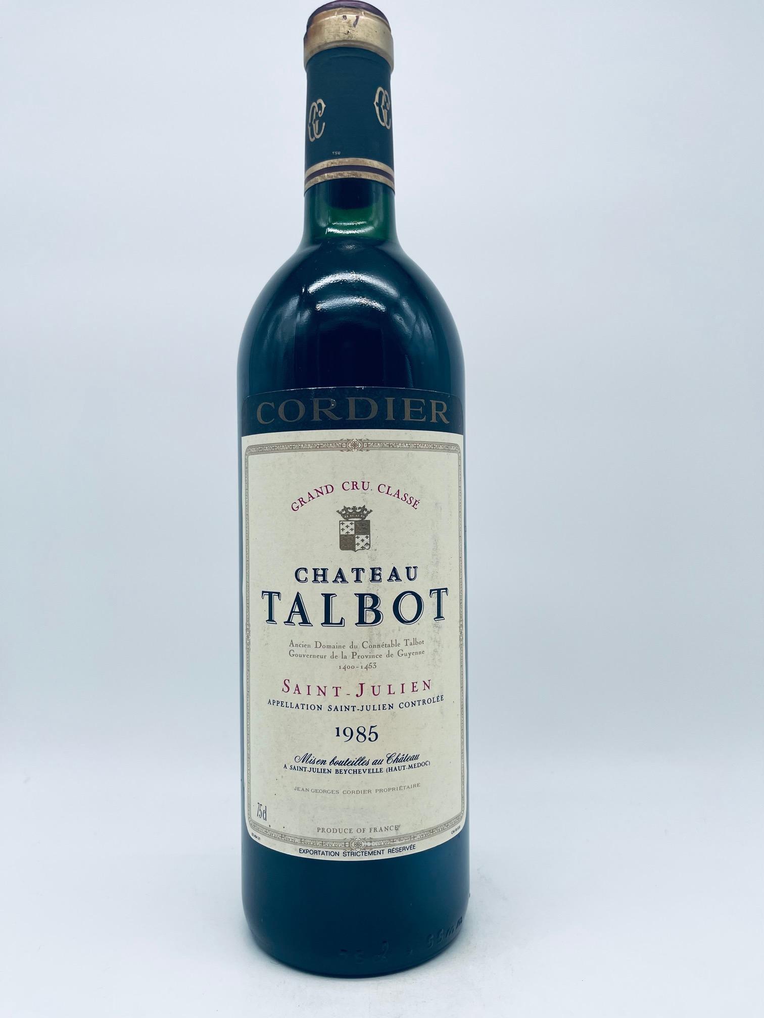 1985 Talbot, Cru Classe St Julien