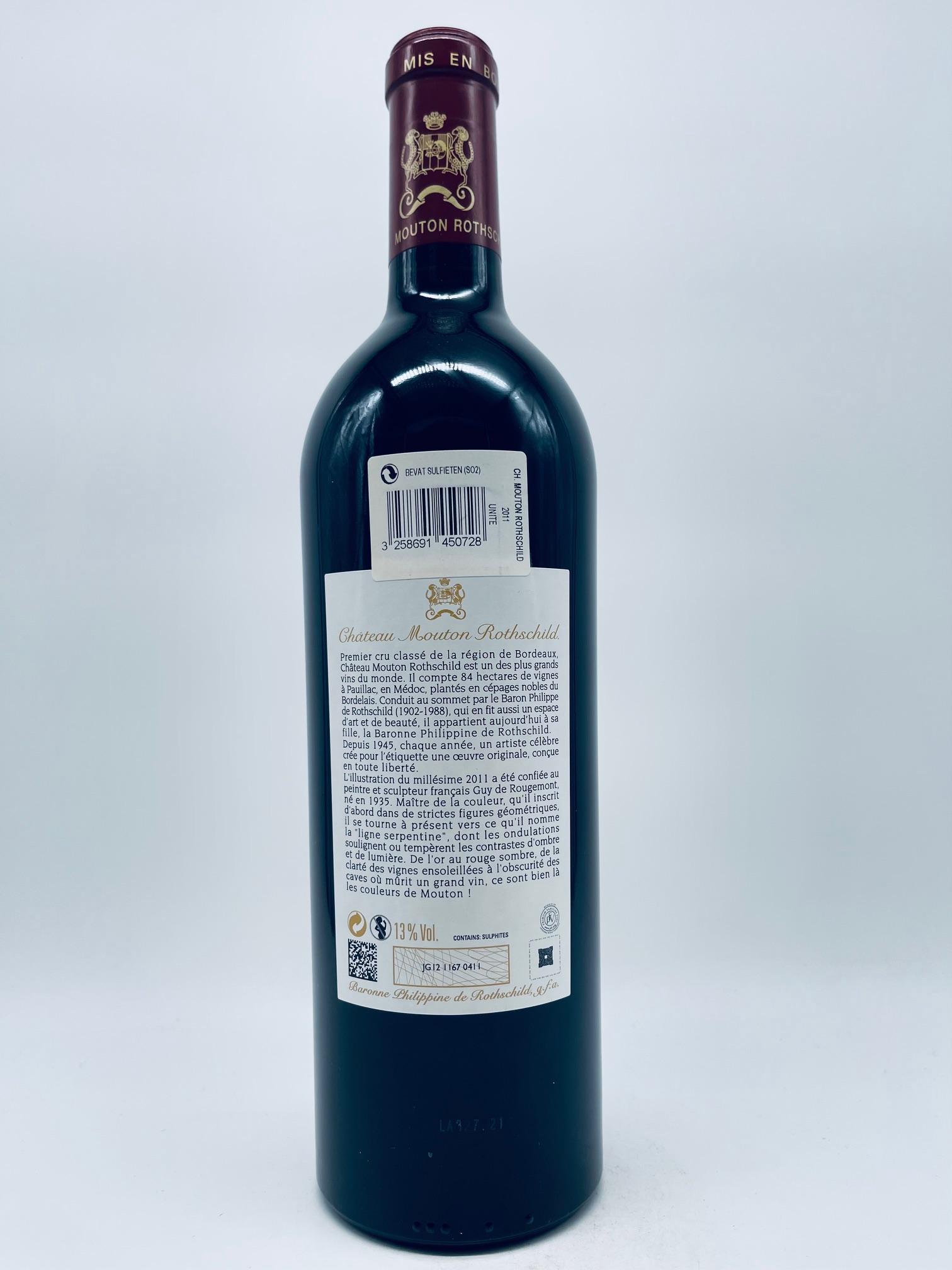2011 Mouton Rothschild, 1er Cru Classe Pauillac – Bild 5