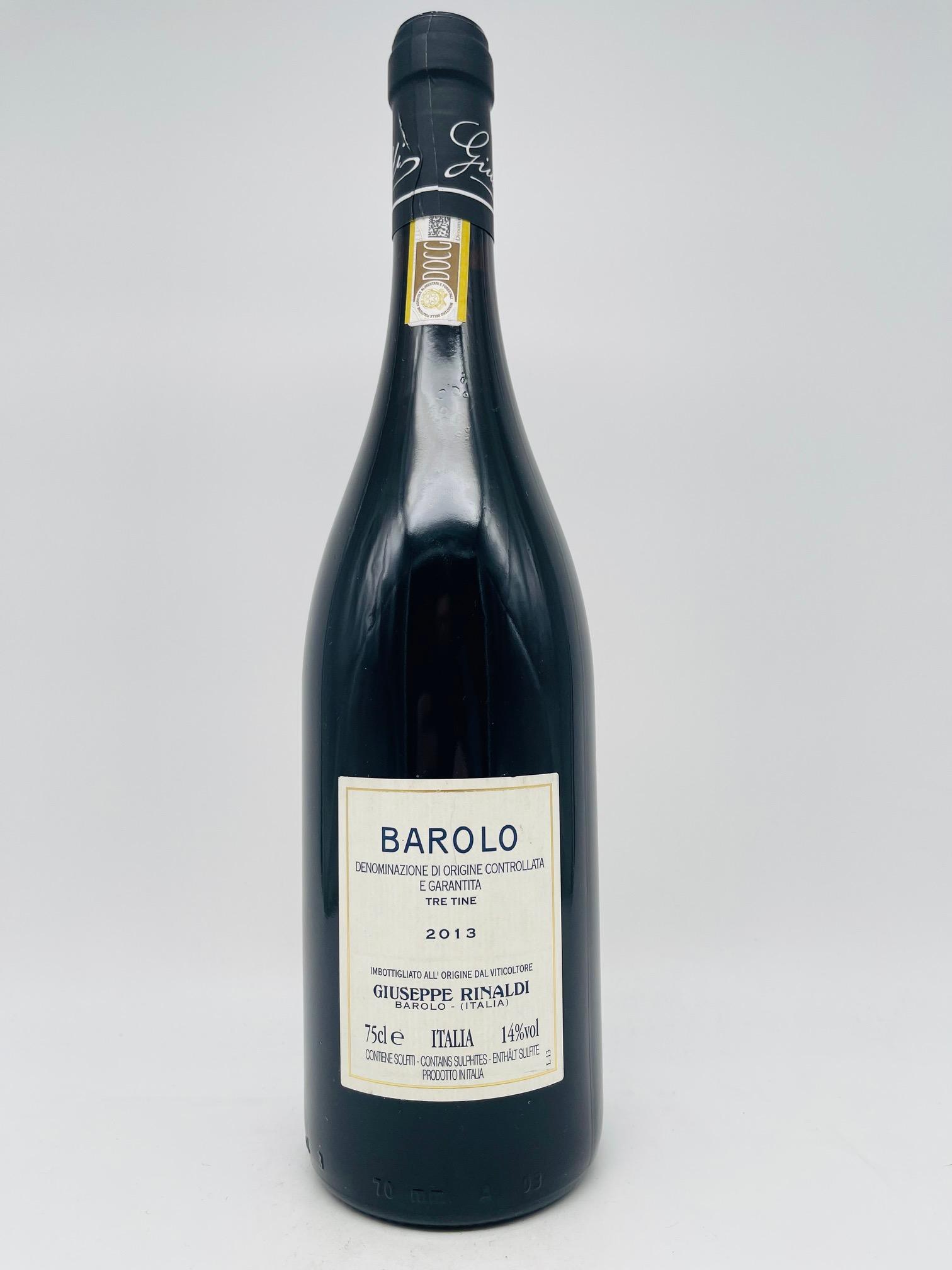 2013 Giuseppe Rinaldi, Barolo Tre Tine – Bild 3