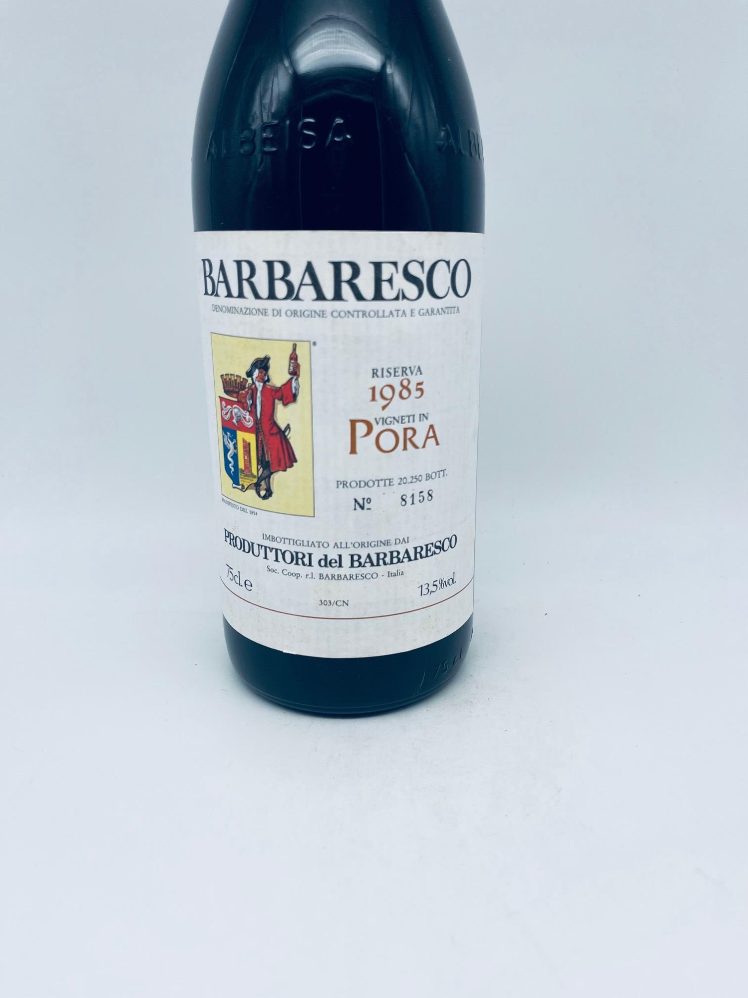 1985 Produttori del Barbaresco, Barbaresco Pora RISERVA – Bild 2