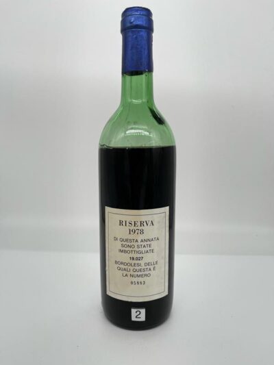 1978 Tenuta San Guido, Sassicaia [low] - Image 5