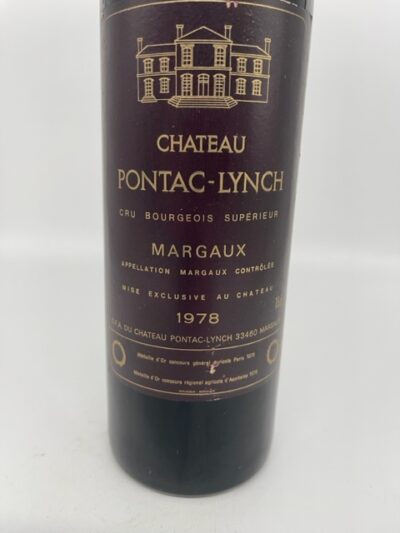 1978 Pontac Lynch, Cru Bourgeois Superieur Margaux – Bild 2