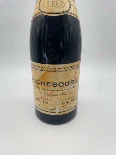1972 Domaine Romanee Conti, Richebourg Grand Cru [Fl. / btl. nr. 1, -5,8cm] – Bild 2