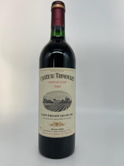 1986 Trimoulet, St Emilion Grand Cru Classe – Bild 3