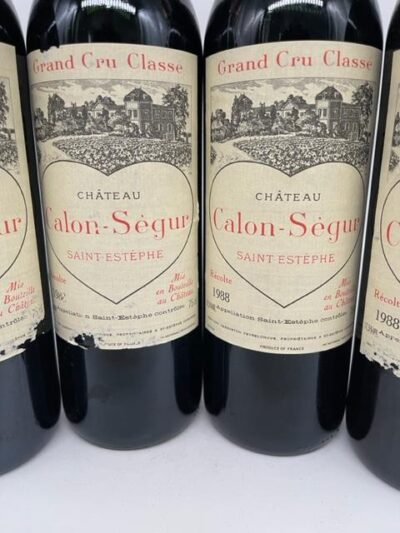1988 Calon Segur, Cru Classe St Estephe [Lot 2] – Bild 2