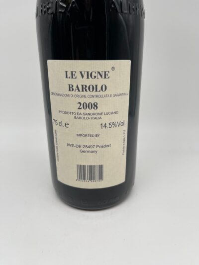 2008 Luciano Sandrone, Barolo Le Vigne – Bild 4