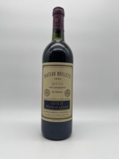 1986 Brillette, Cru Bourgeois, Moulis en Medoc
