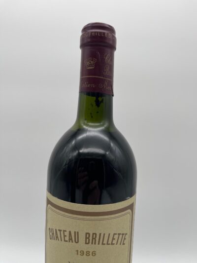 1986 Brillette, Cru Bourgeois, Moulis en Medoc – Bild 3